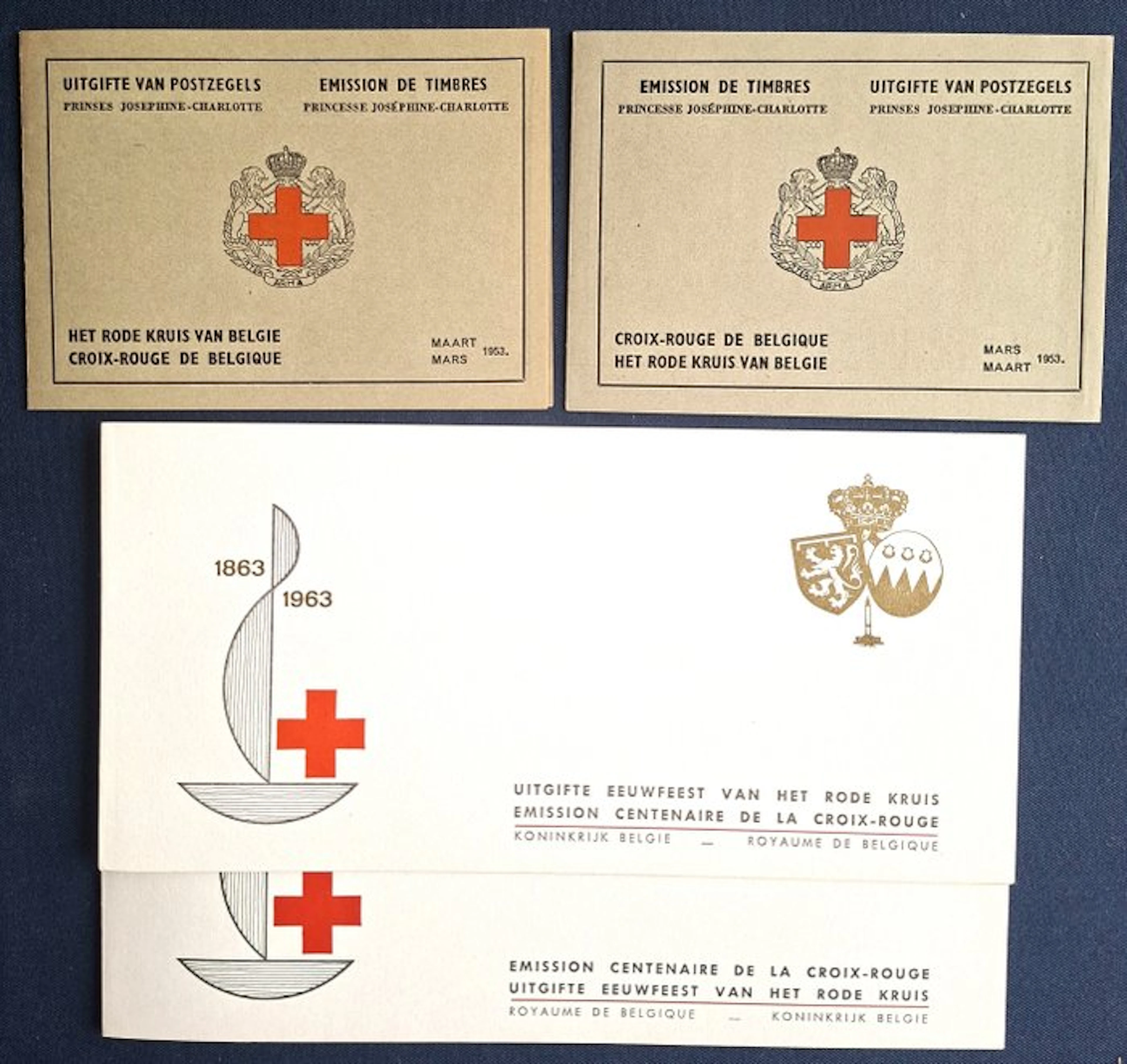 Belgium 1953/1963 - The booklets "Princess Josephine...
