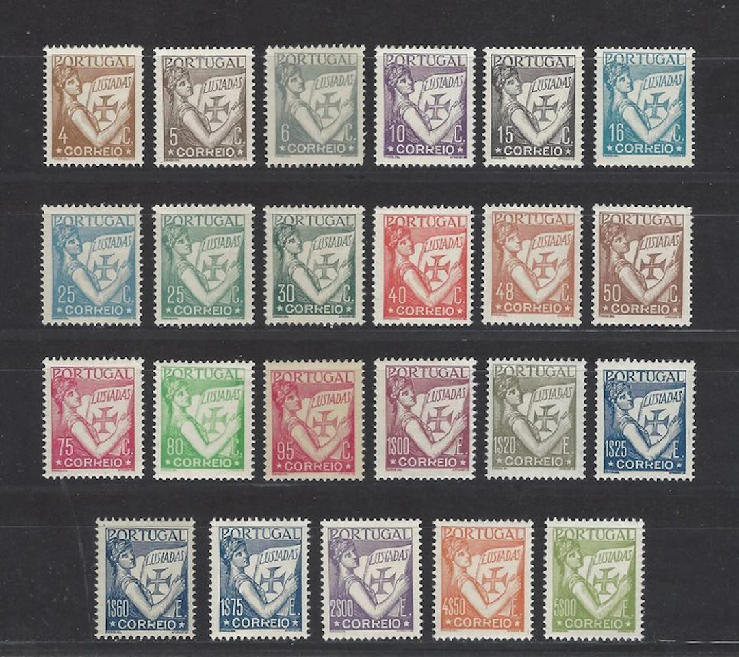 Portugal 1931/1938 - Luisiadas - complete series - Mundifil 513/30 + 543/47