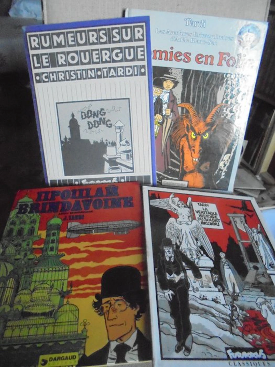 Tardi - 3x C + B - EO/Ré - 4 Album - 1974/1978