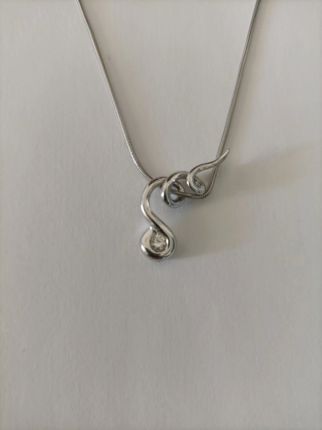 UnoAErre - Necklace with pendant Platinum - 0.10ct