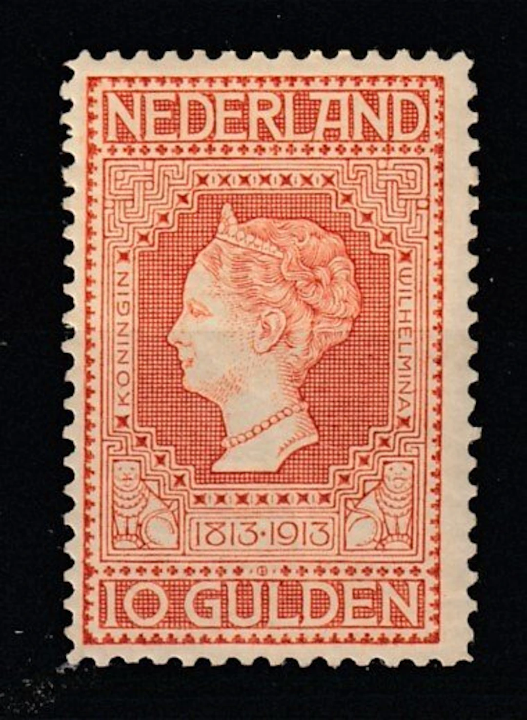 Netherlands 1913 - "Jubilee stamp" 10 guilders - NVPH 101