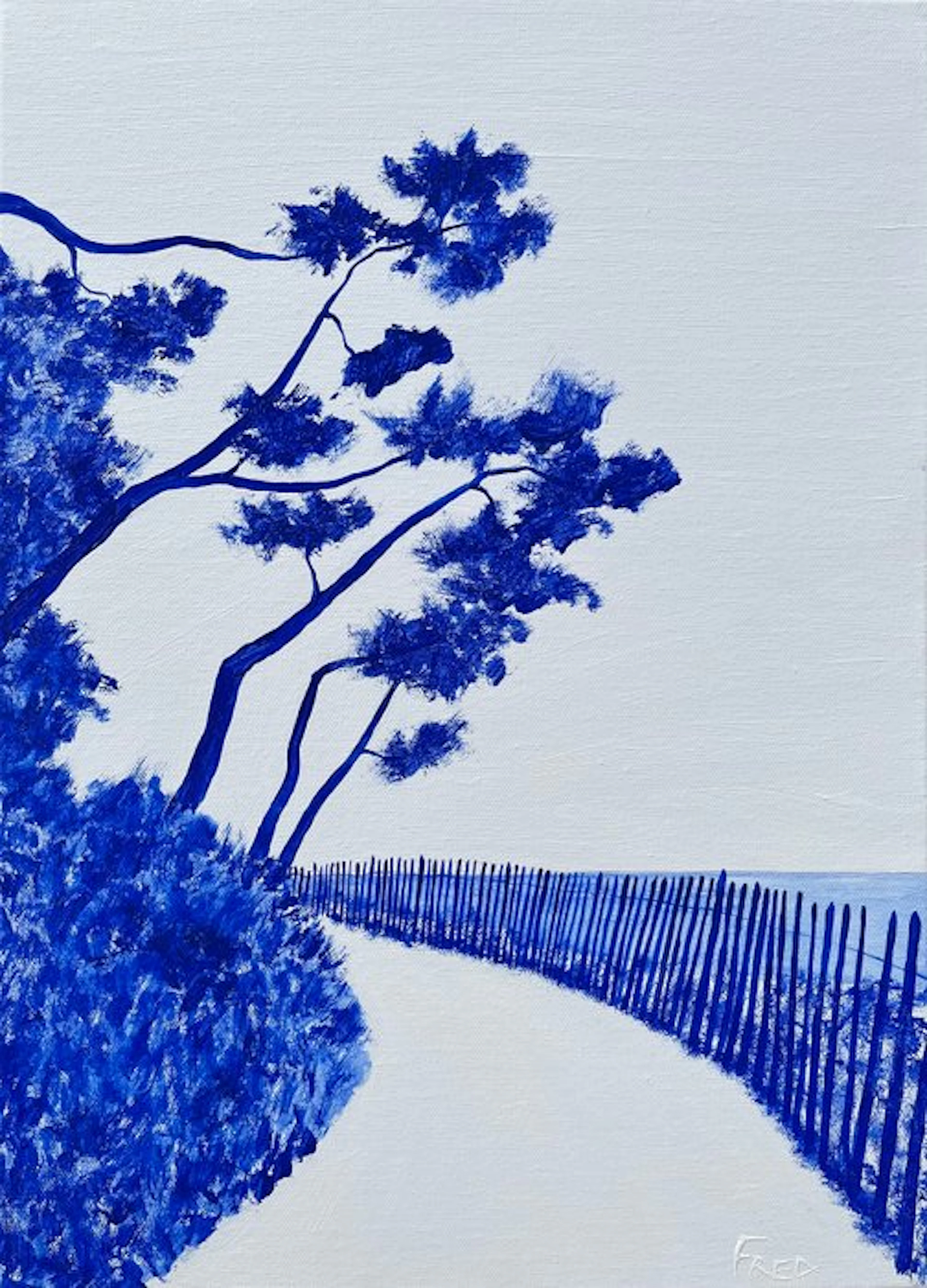 frederic Cadiou (1980) - Beg Meil - bleu outremer