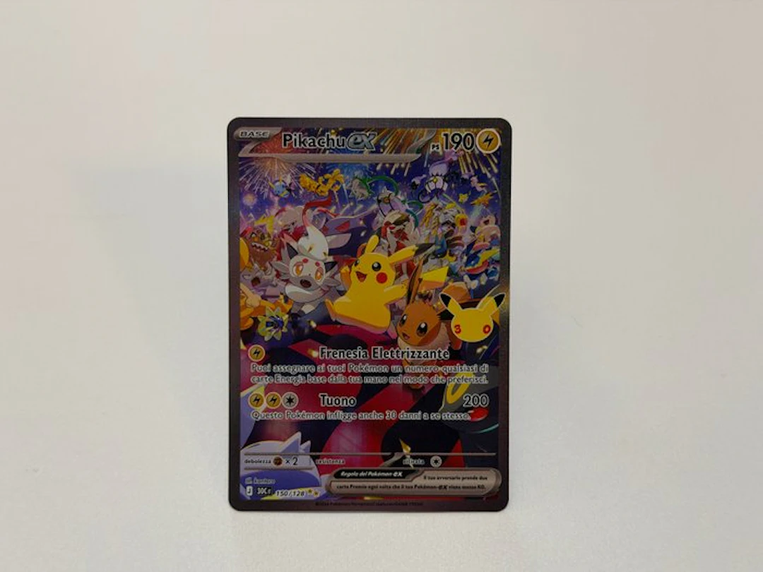 Pokémon Card - Pikachu ex (30C 150) - 30th Anniversary
