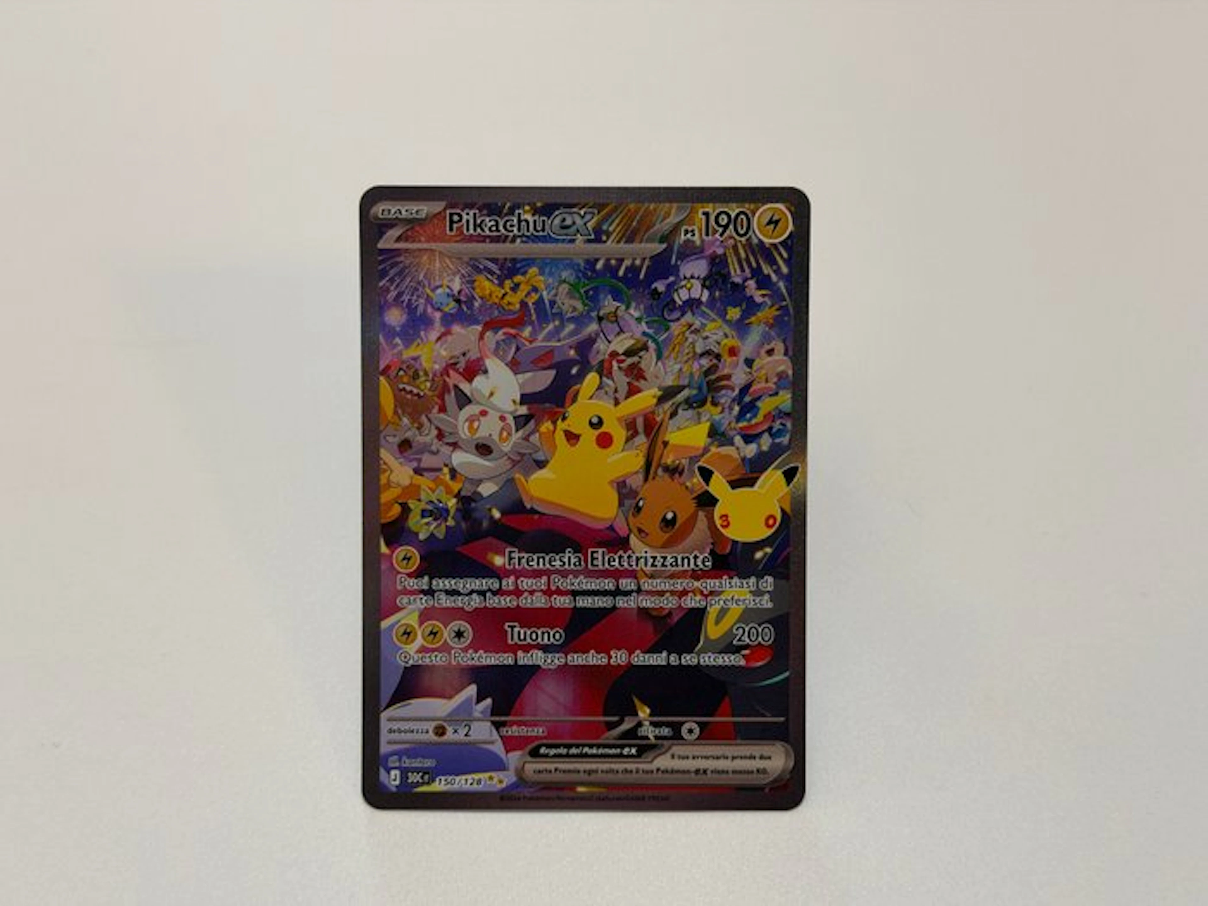 Pokémon Card - Pikachu ex (30C 150) - 30th Anniversary