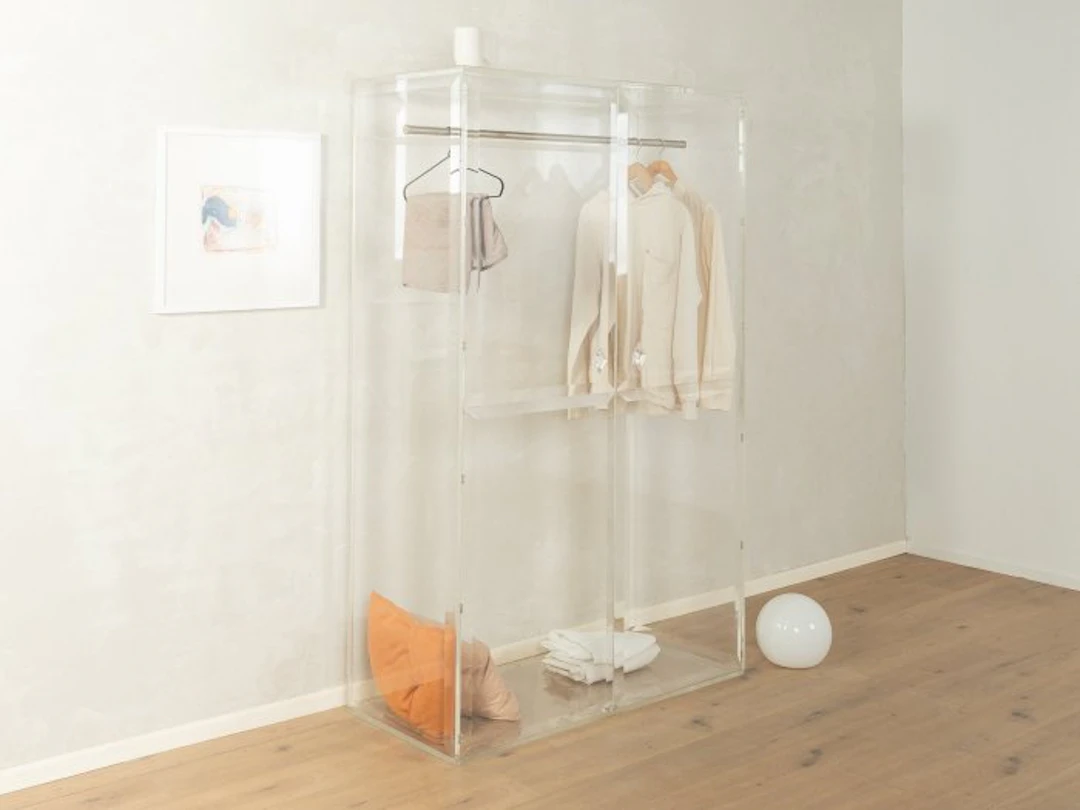 Wardrobe - Acrylic - 1980s Acrylic Wardrobe