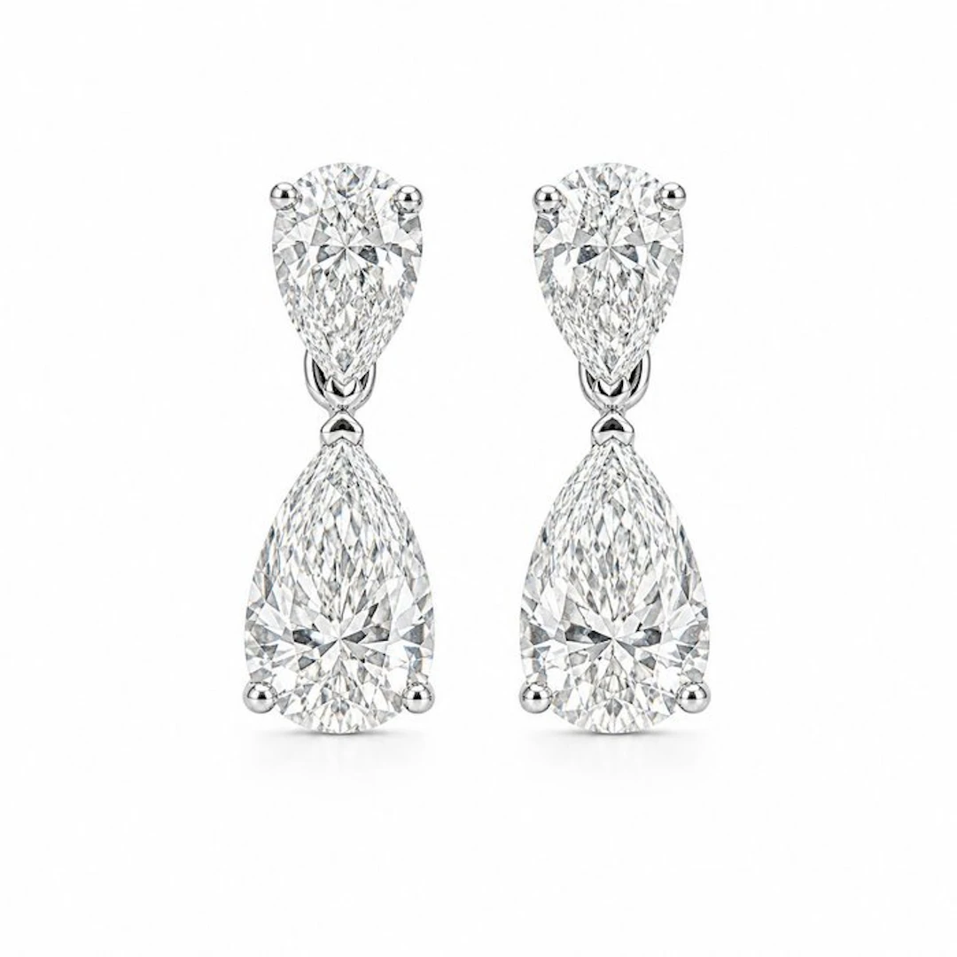 No reserve price - Earrings - 14 kt