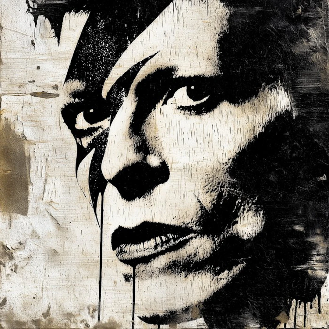 David Law (1967) - David Bowie (Stencil)