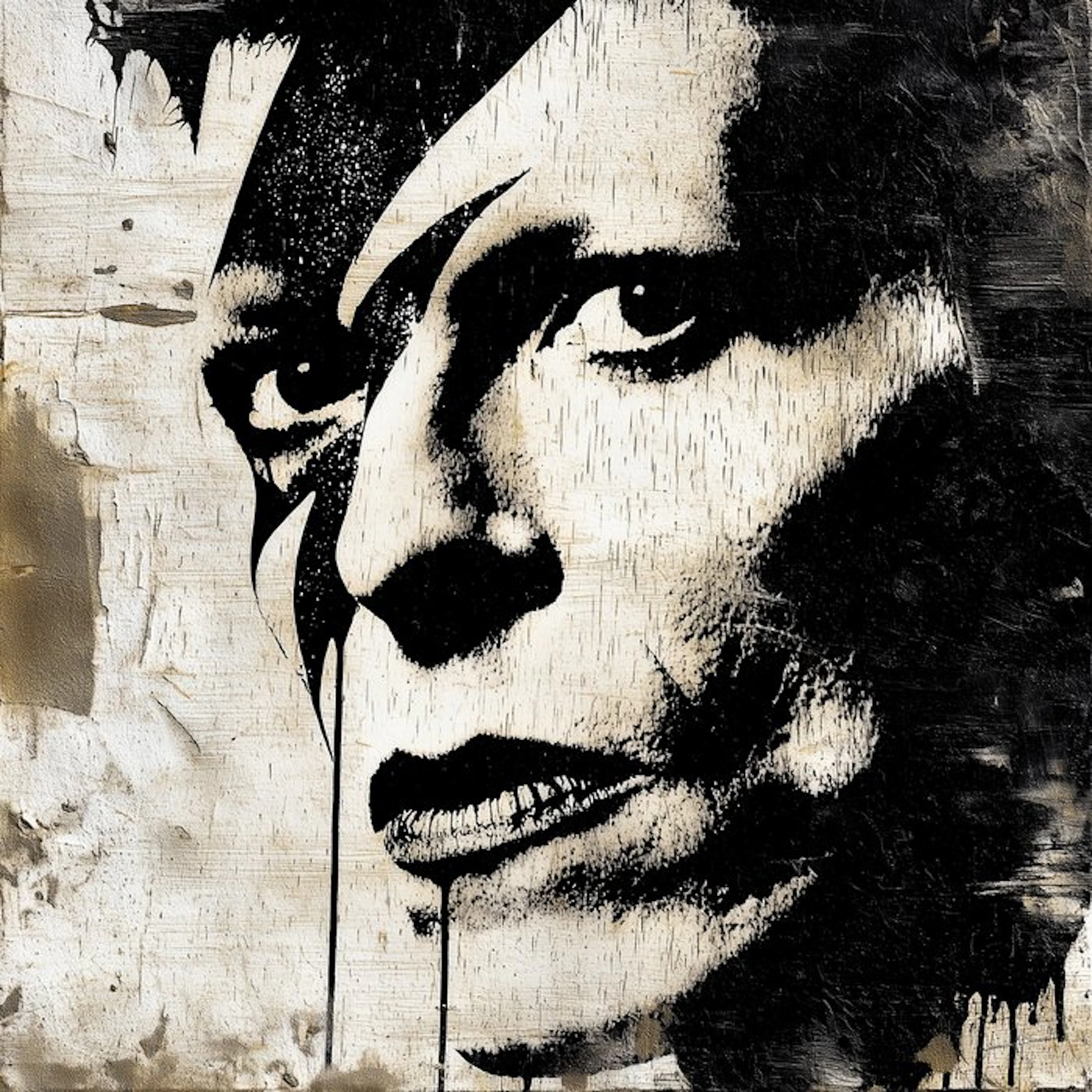 David Law (1967) - David Bowie (Stencil)
