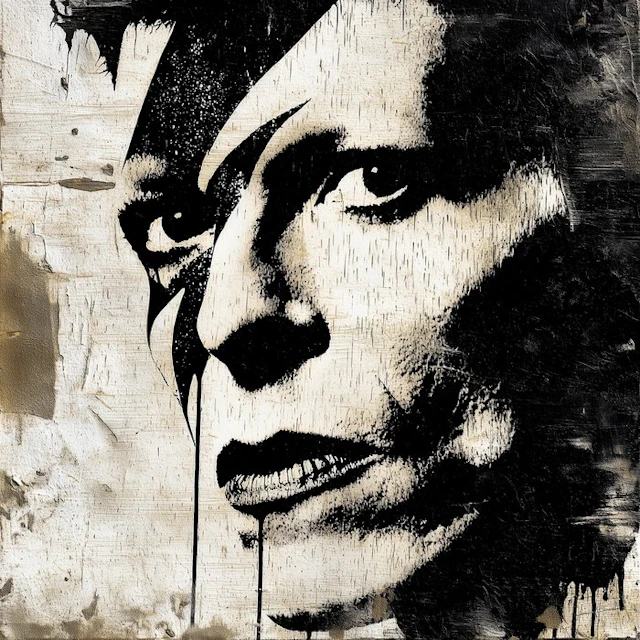 David Law (1967) - David Bowie (Stencil)