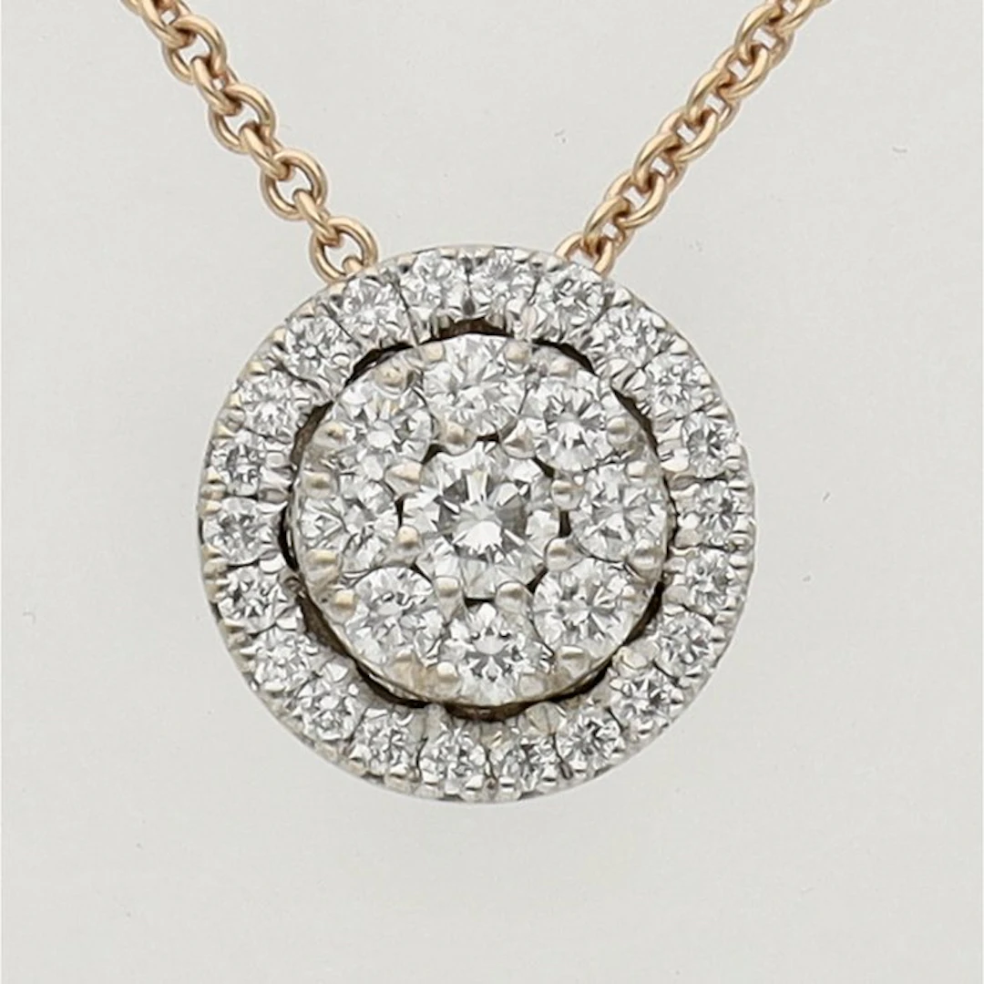 Necklace with pendant - 18 kt