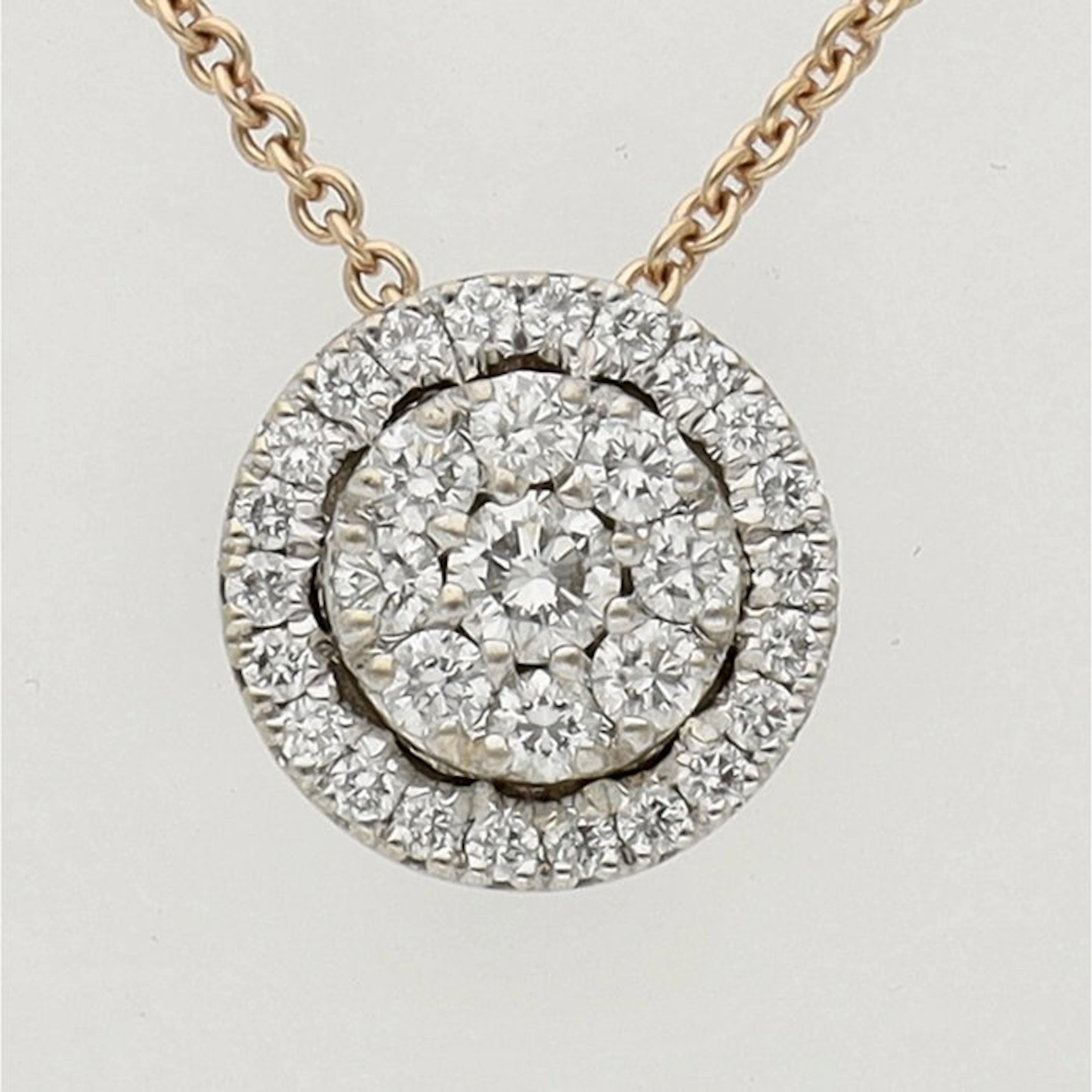 Necklace with pendant - 18 kt