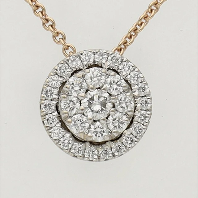 Necklace with pendant - 18 kt
