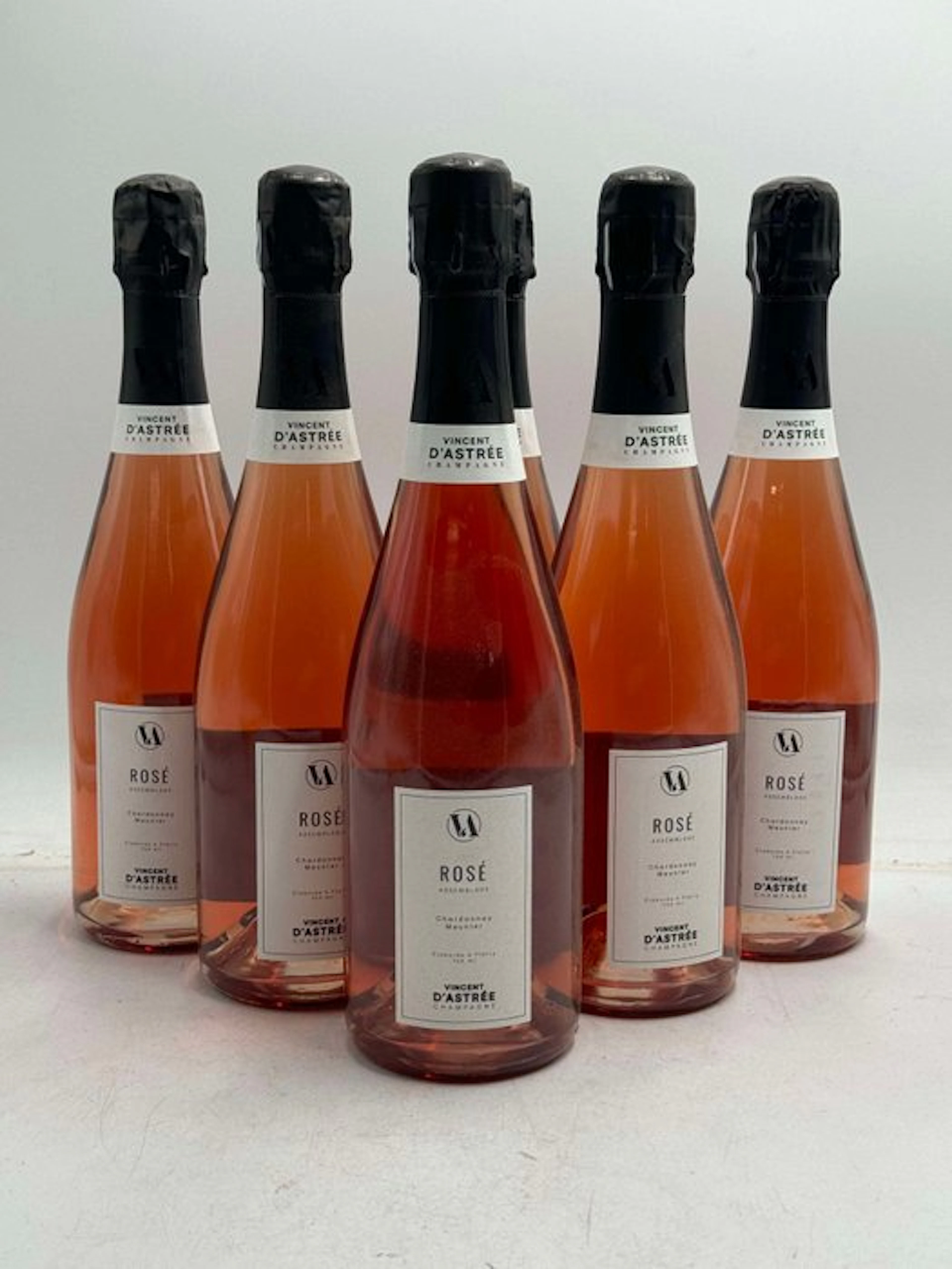 Vincent d'Astrée, Brut d'Assemblage - Champagne Rosé - 6 Bottles (0.75L)