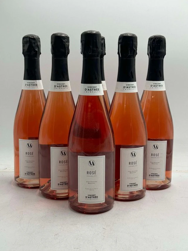 Vincent d'Astrée, Brut d'Assemblage - Champagne Rosé - 6 Bottles (0.75L)