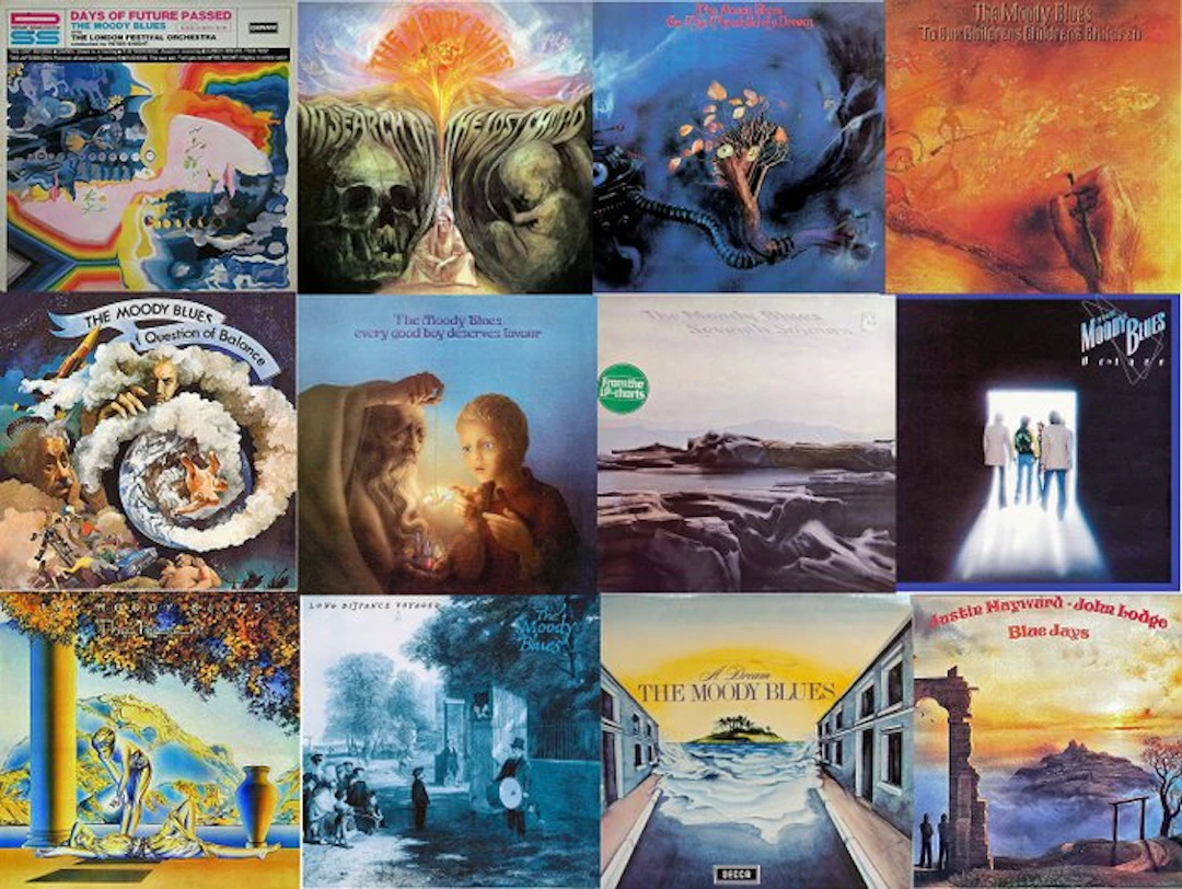 The Moody Blues - 12 Albums - LP albums (multiple items) - Stereo