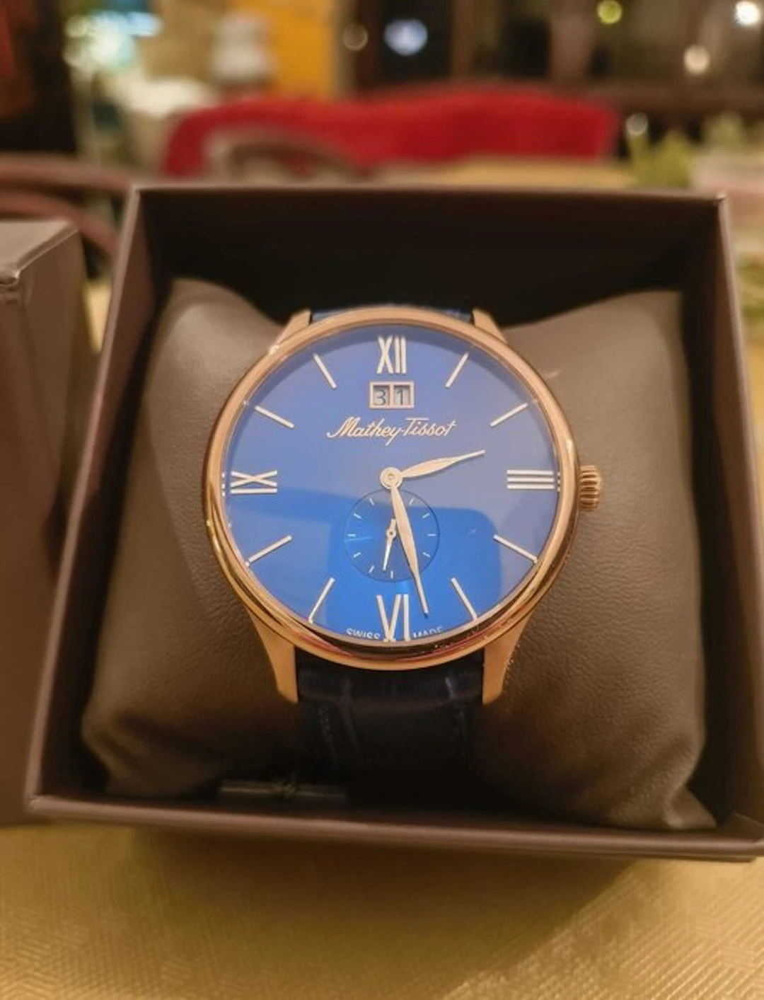 Mathey-Tissot - Edmond Leather Quartz - H1886QPBU - Men - 2010-2020
