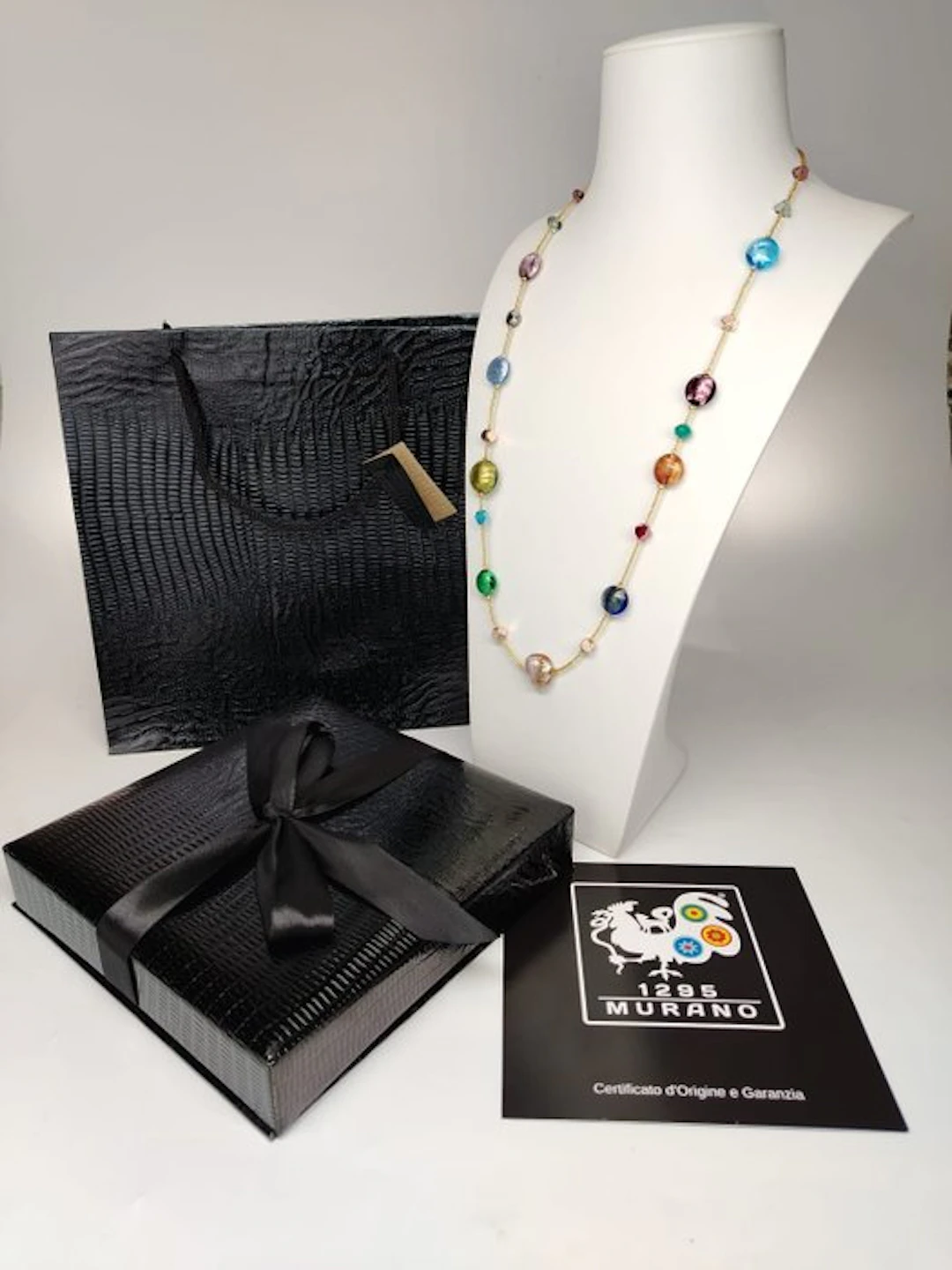necklace - Necklace - 24 kt gold Murano necklace