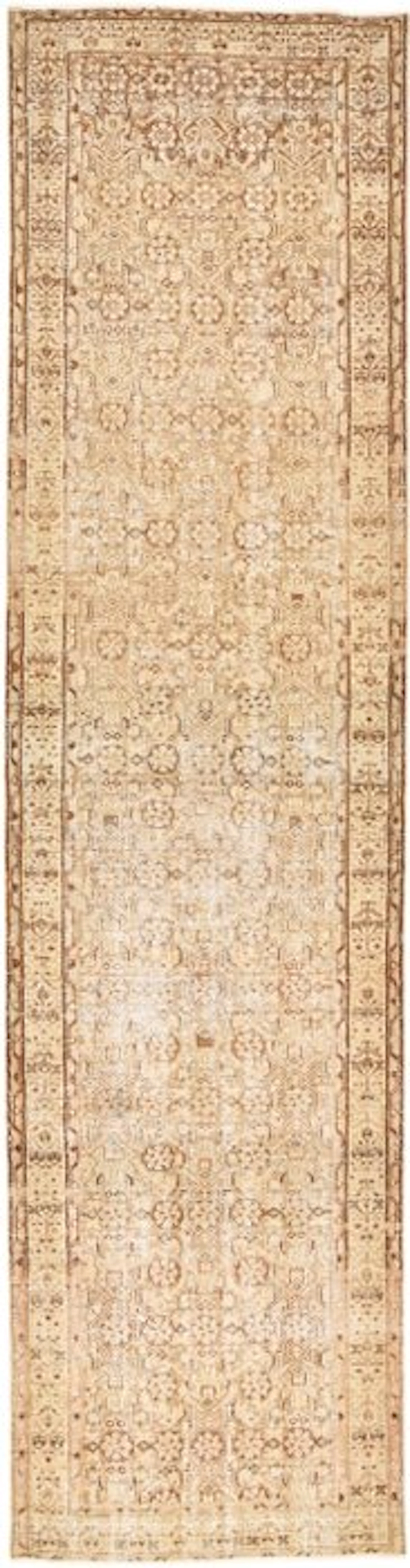 Rug - 408 cm - 105 cm - Designer Vintage Rug