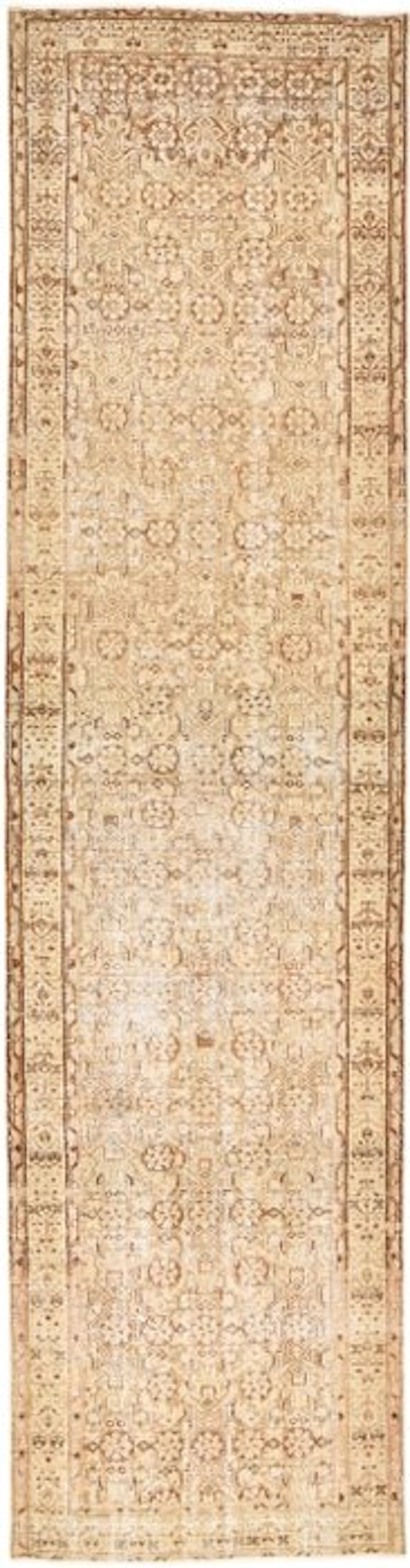 Rug - 408 cm - 105 cm - Designer Vintage Rug