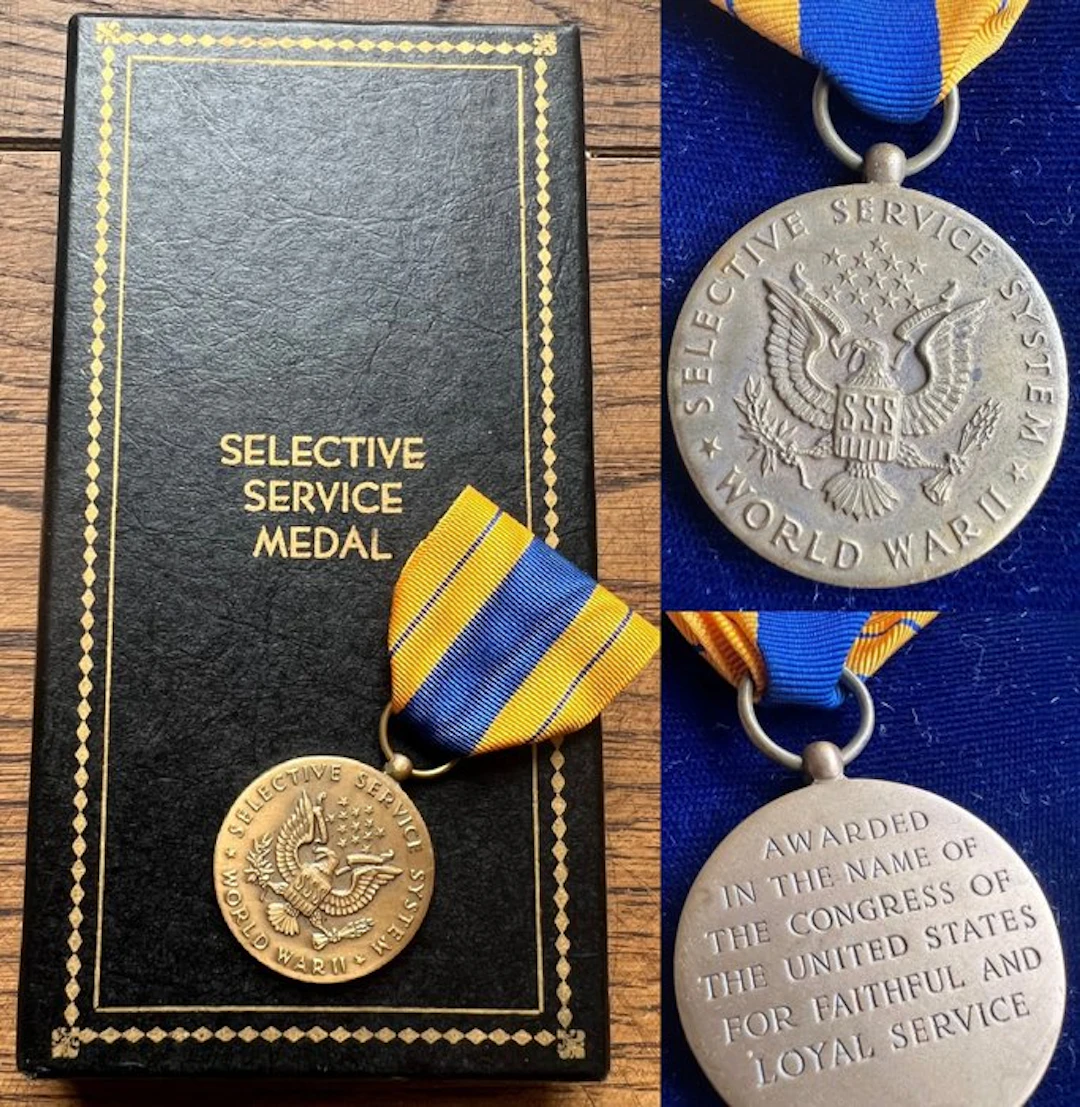 United States of America - Rare US WW2 Selective Service...