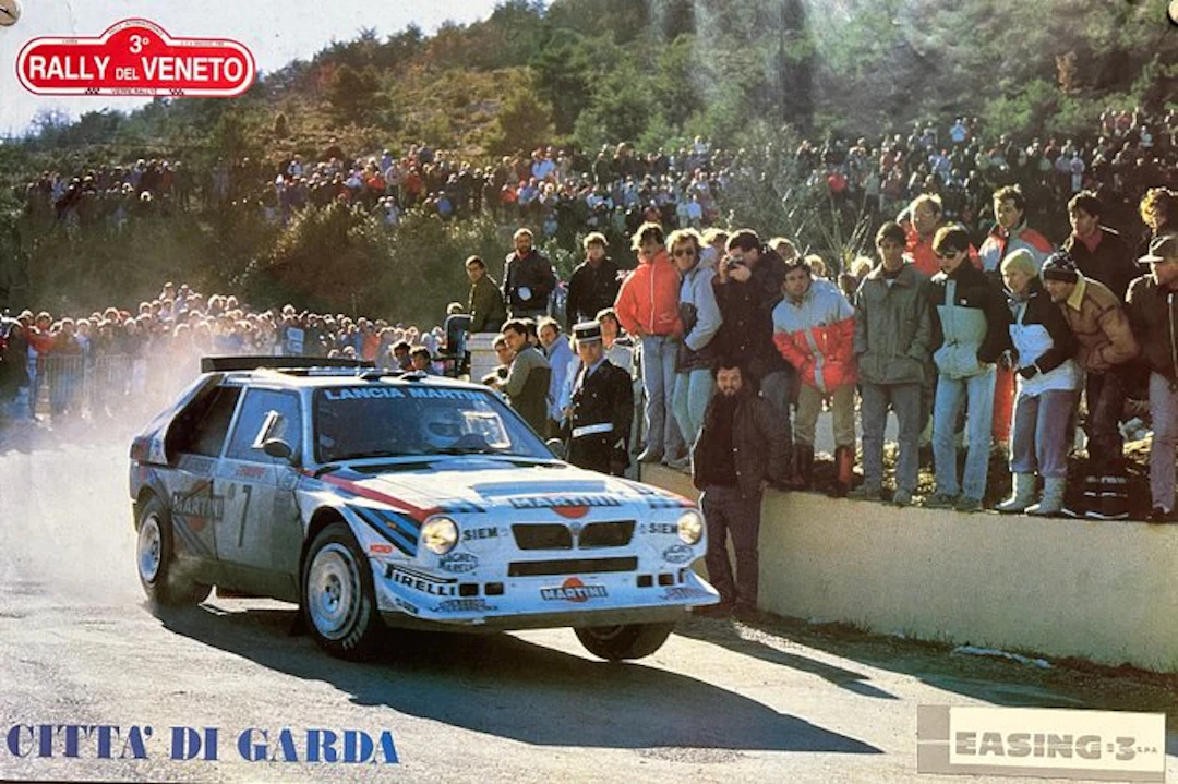 Poster "13th Rally of Veneto" - Lancia - Lancia Delta S4 - 1986