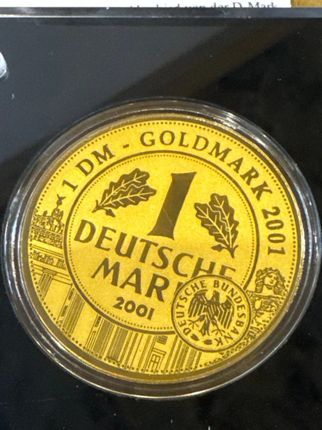 Germany. Medal ND 1 Deutsche Mark 2001