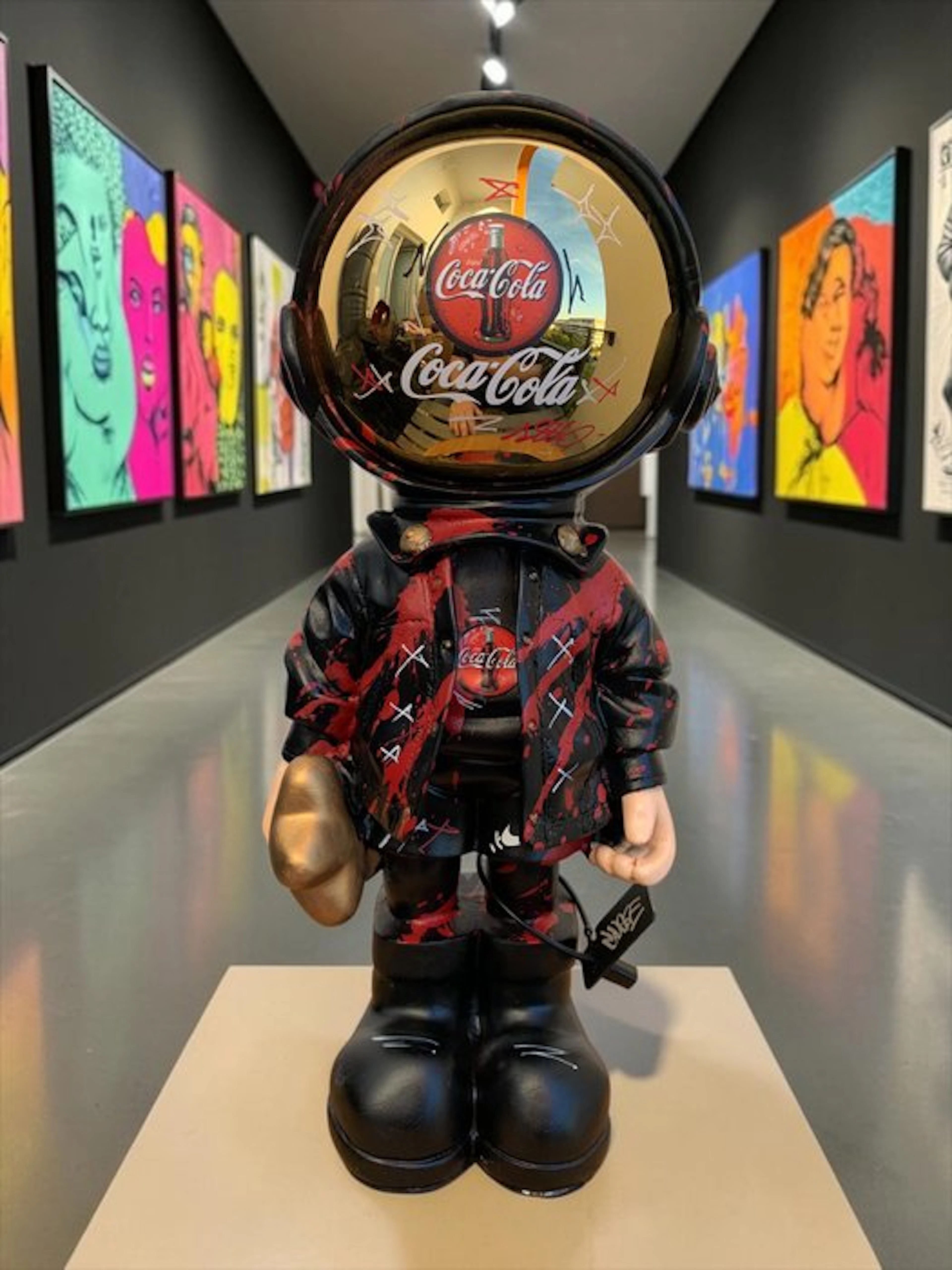 WASE - Figurine - ASTRO COCA COLA CUSTOM POP ART - Resin