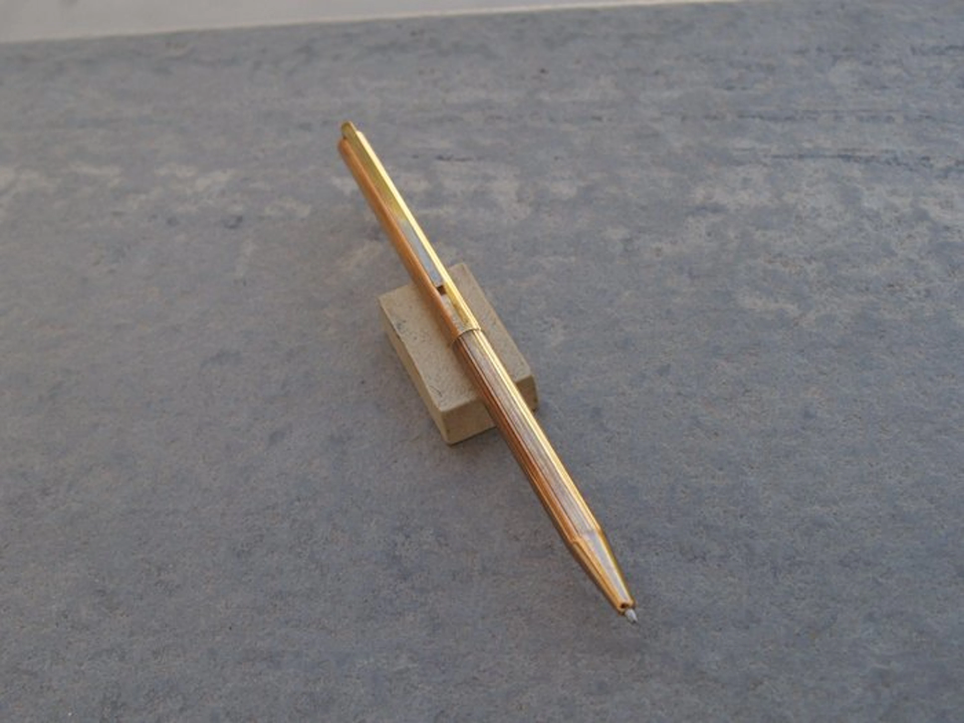 S.T. Dupont - plaque oro - No reserve price - Pen