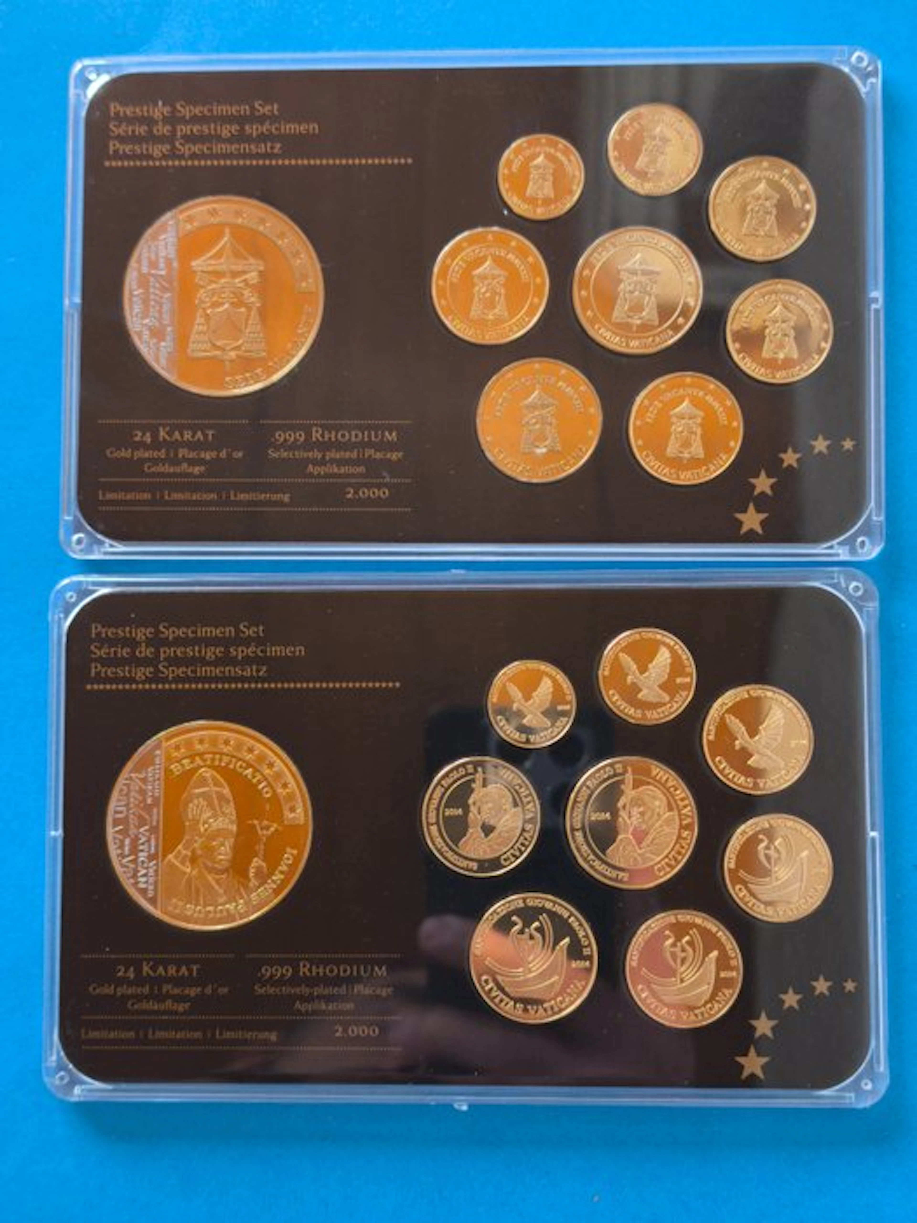 Vatican. Probe Set Prestige Specimen Sets (x2) (No reserve price)