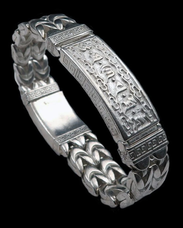 Sacred Mantra Buddhist Bracelet – Anchor of Peace and Inner Strength - Bracelet
