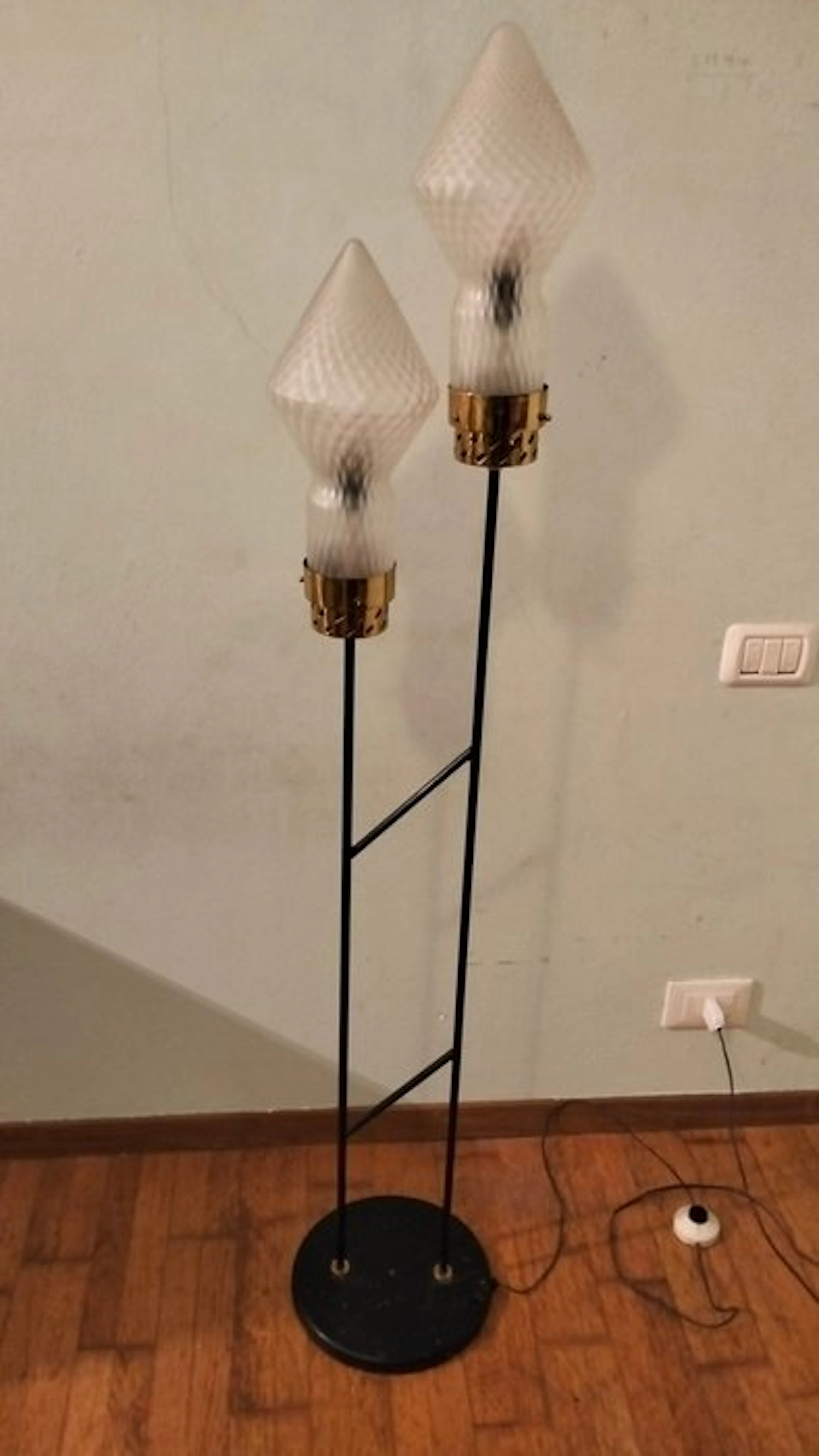 Lamp - Brass, Glass, Metal