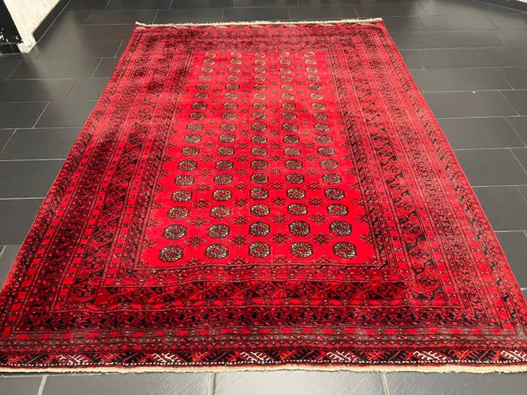 Classic Afghan USSR Bukhara - Carpet - 300 cm - 225 cm