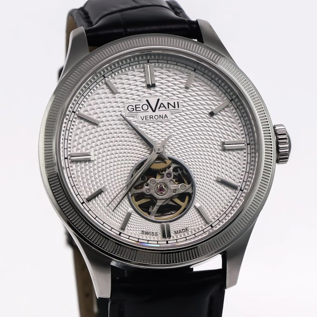 GEOVANI - Verona Open-Heart Swiss Automatic Watch...