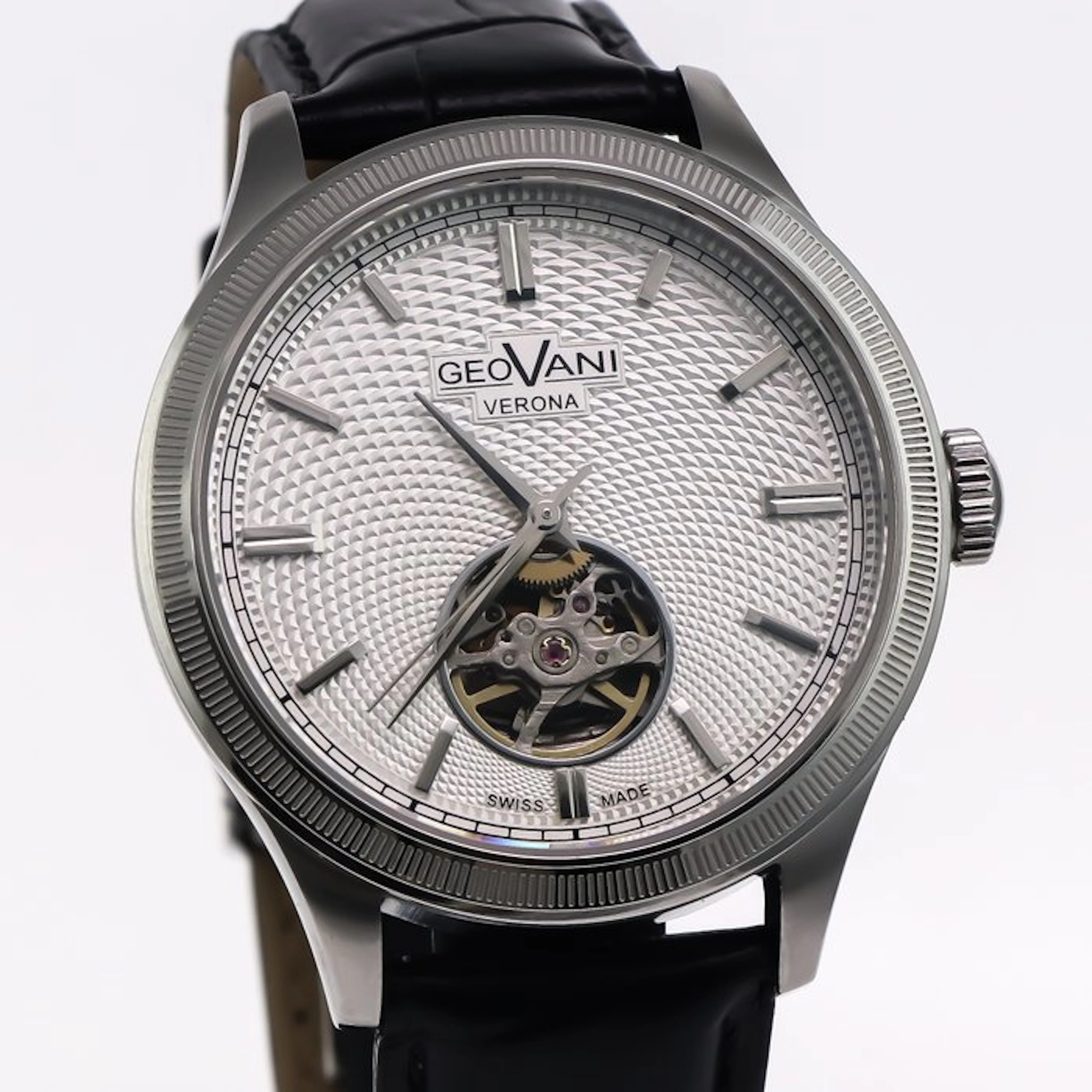 GEOVANI - Verona Open-Heart Swiss Automatic Watch...