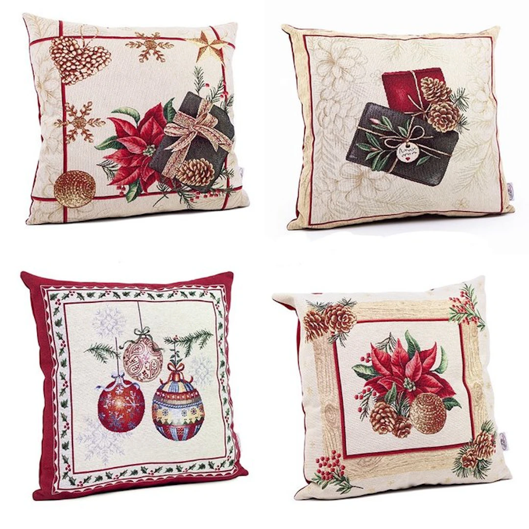SPEDIZIONE GRATUITA !!! 4 federe per cuscino 45 x 45 cm...