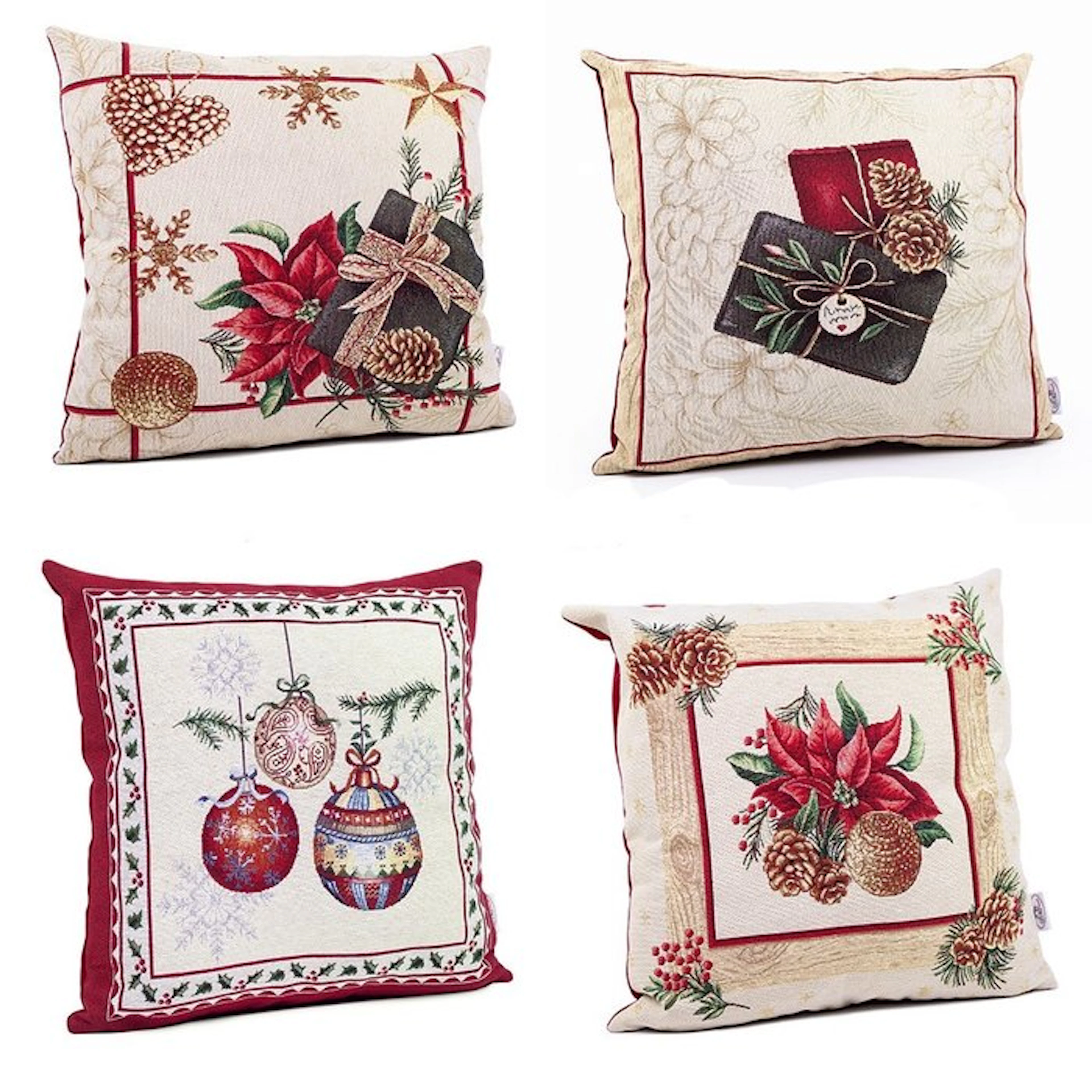 SPEDIZIONE GRATUITA !!! 4 federe per cuscino 45 x 45 cm...