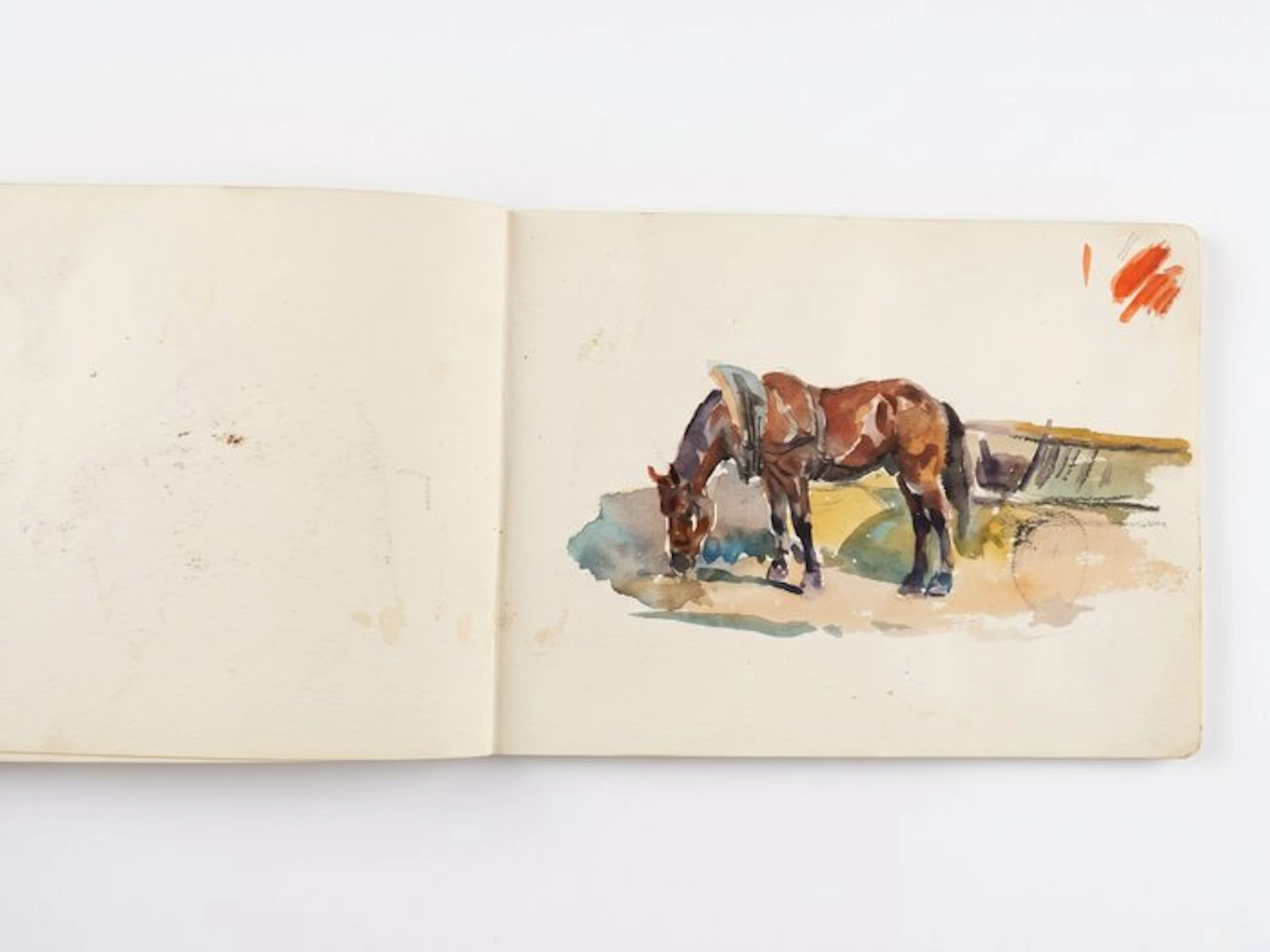Wilhelm Gotthelf Höhnel (1871–1941) - Sketchbook of 8 drawings