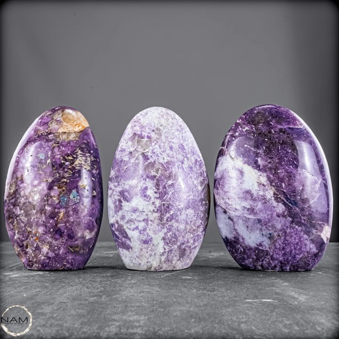 Lepidolite Set – Mystical Unicorn Stone Set – Unique...