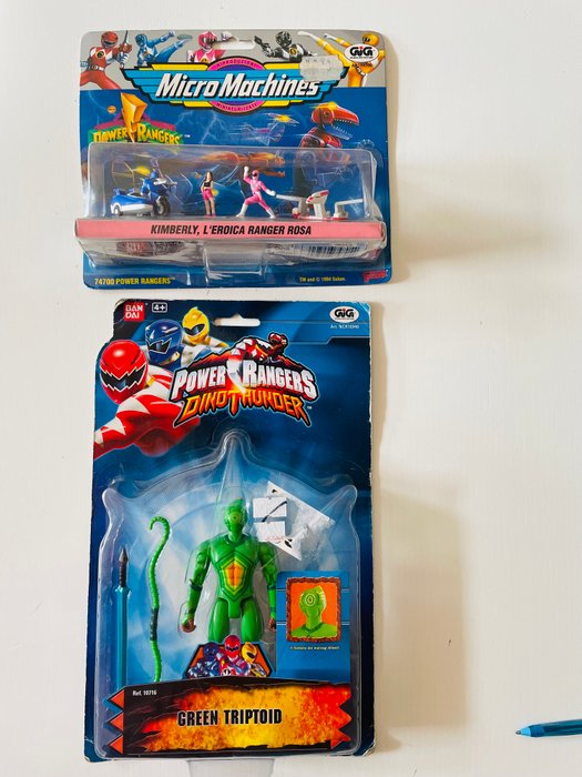 Themed collection - Power Rangers vintage toys Micro...