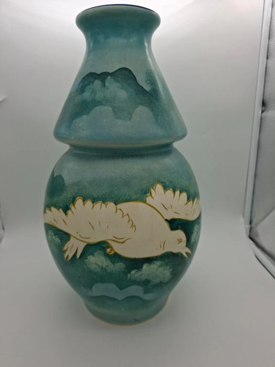 Vase - Earthenware - Vase with bird