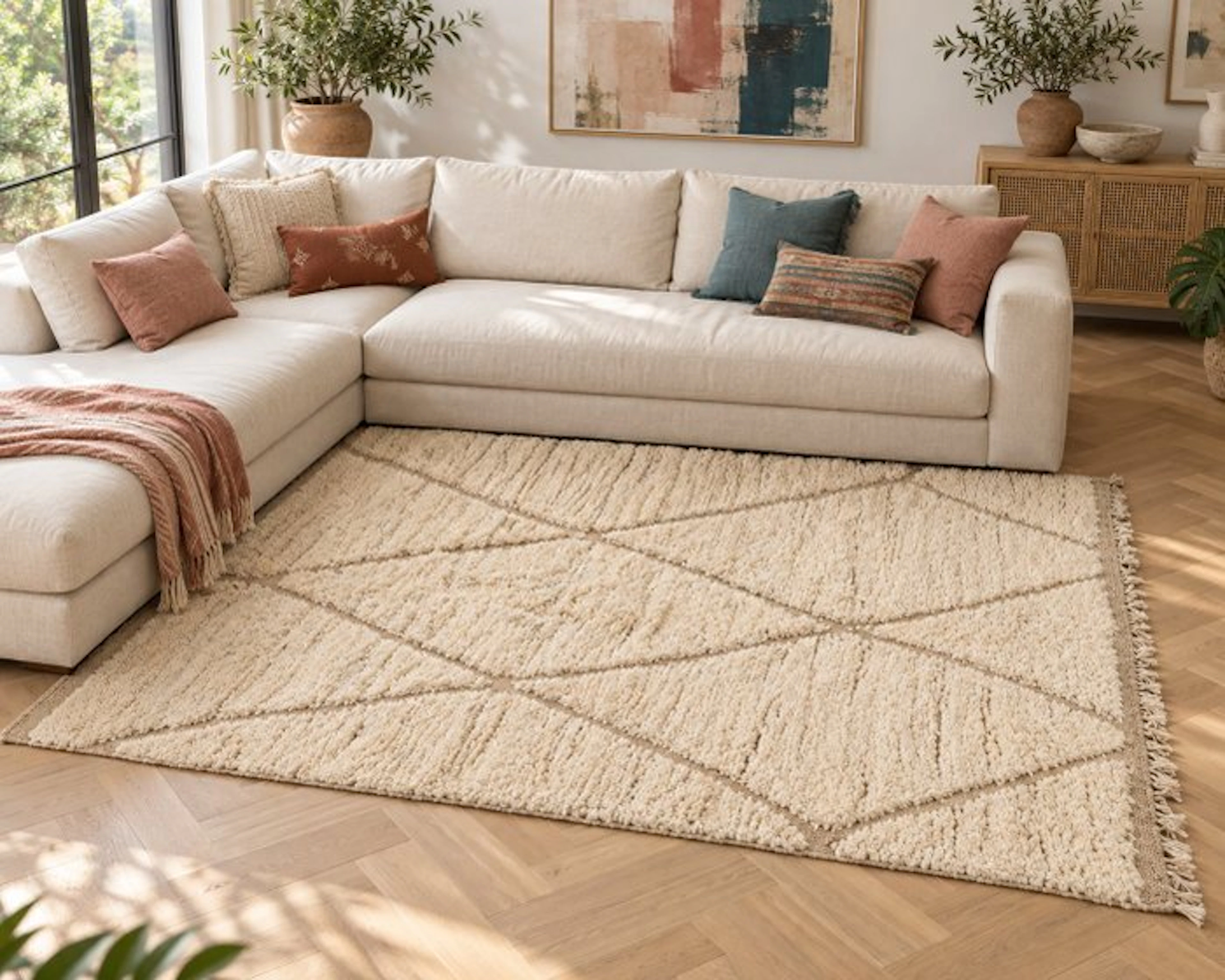 Rug - 263 cm - 150 cm - Berber rug