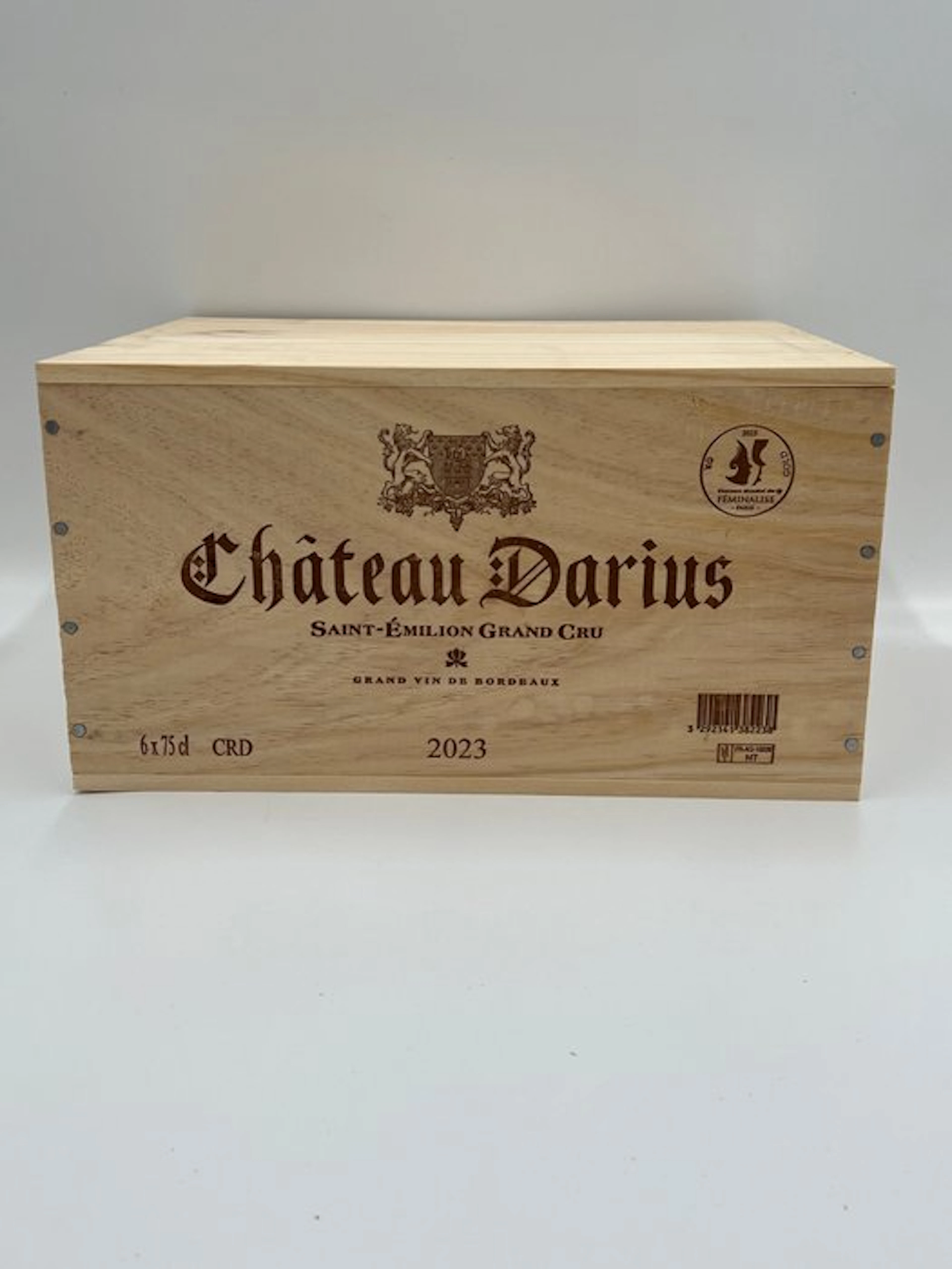 2023 Chateau Darius - Saint-Émilion Grand Cru - 6 Bottles (0.75L)