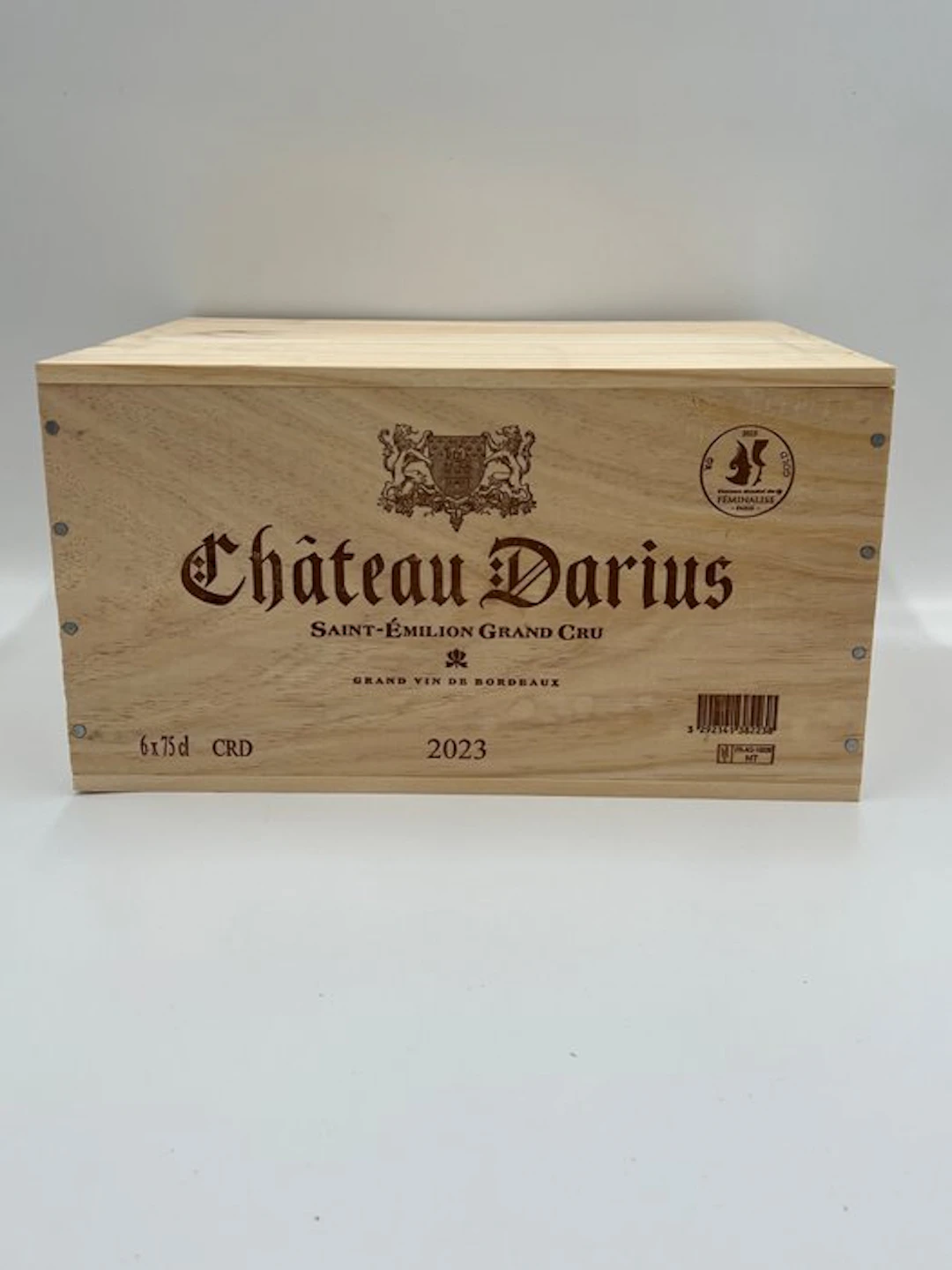 2023 Chateau Darius - Saint-Émilion Grand Cru - 6 Bottles (0.75L)