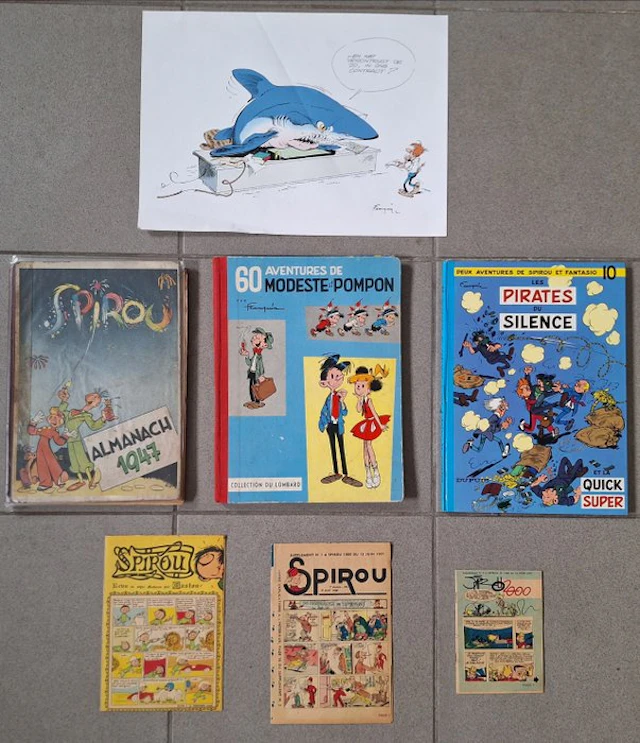 Modeste et Pompon / Spirou et Fantasio - 3x C +...