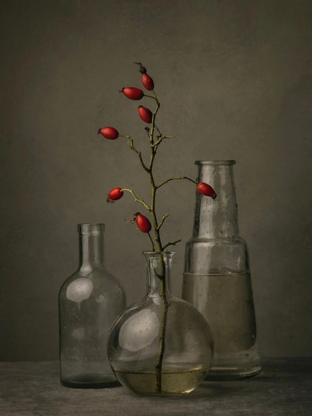 Tessa Posthuma de Boer - Composition with glass no.3