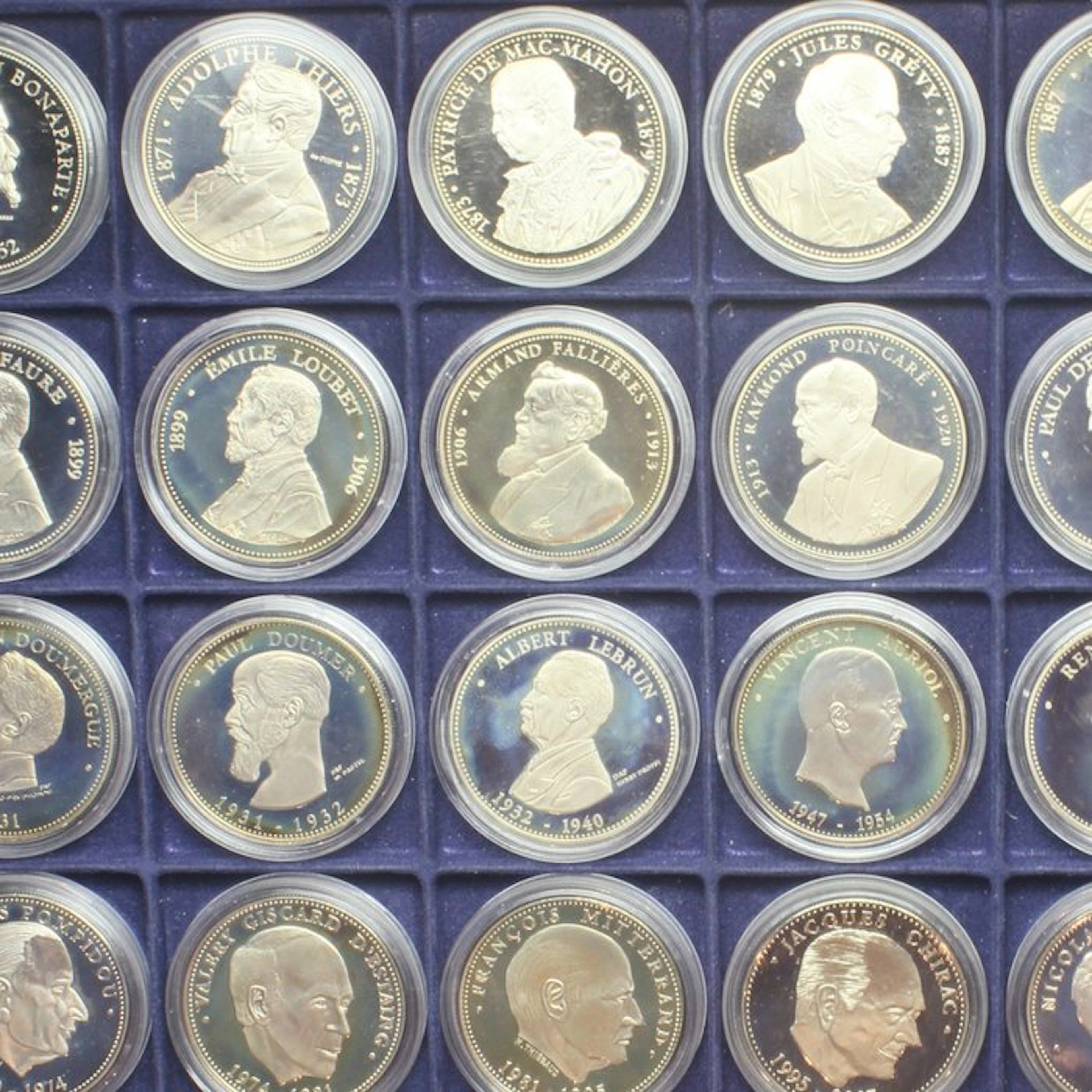 France. Coffret Présidents de la République Belle Epreuve