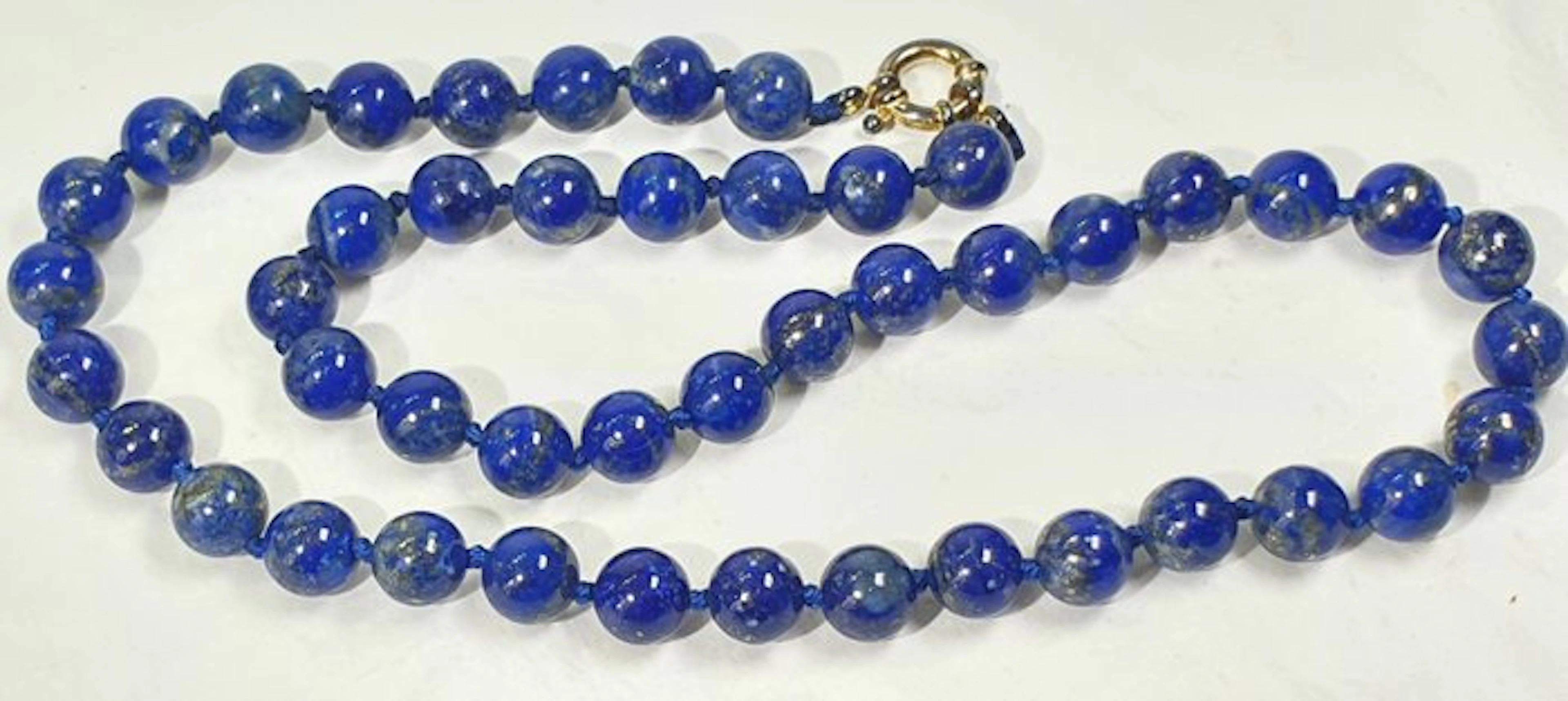 Natural lapis lazuli Afghanistan - 925 Silver - Peace