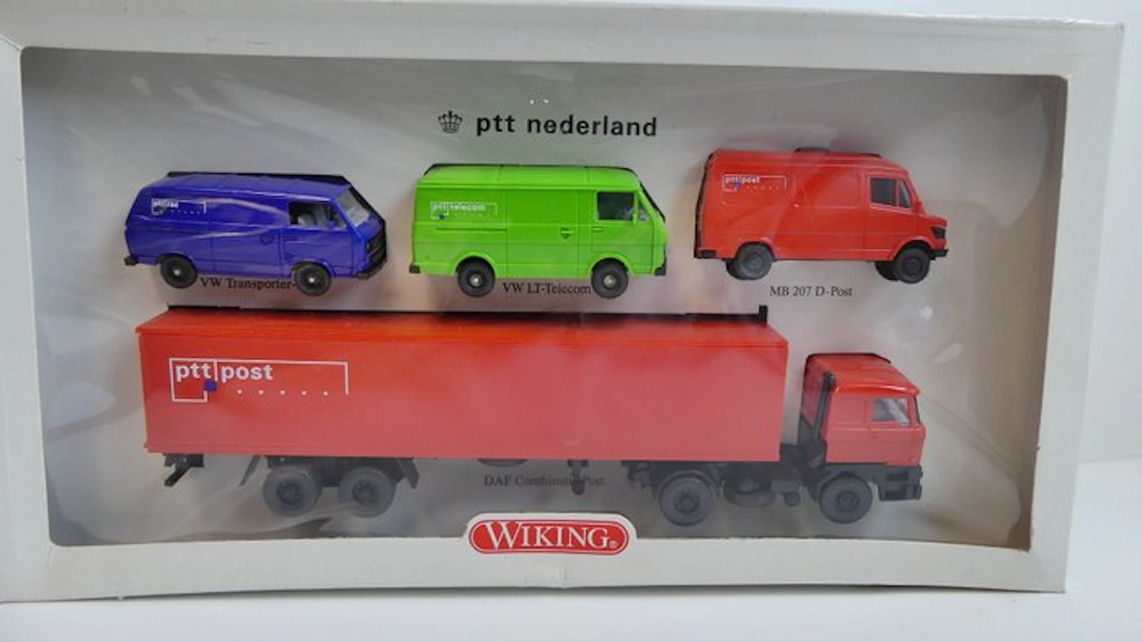 Wiking H0 - 997/01 - Model train vehicles (1) - PTT Netherlands set