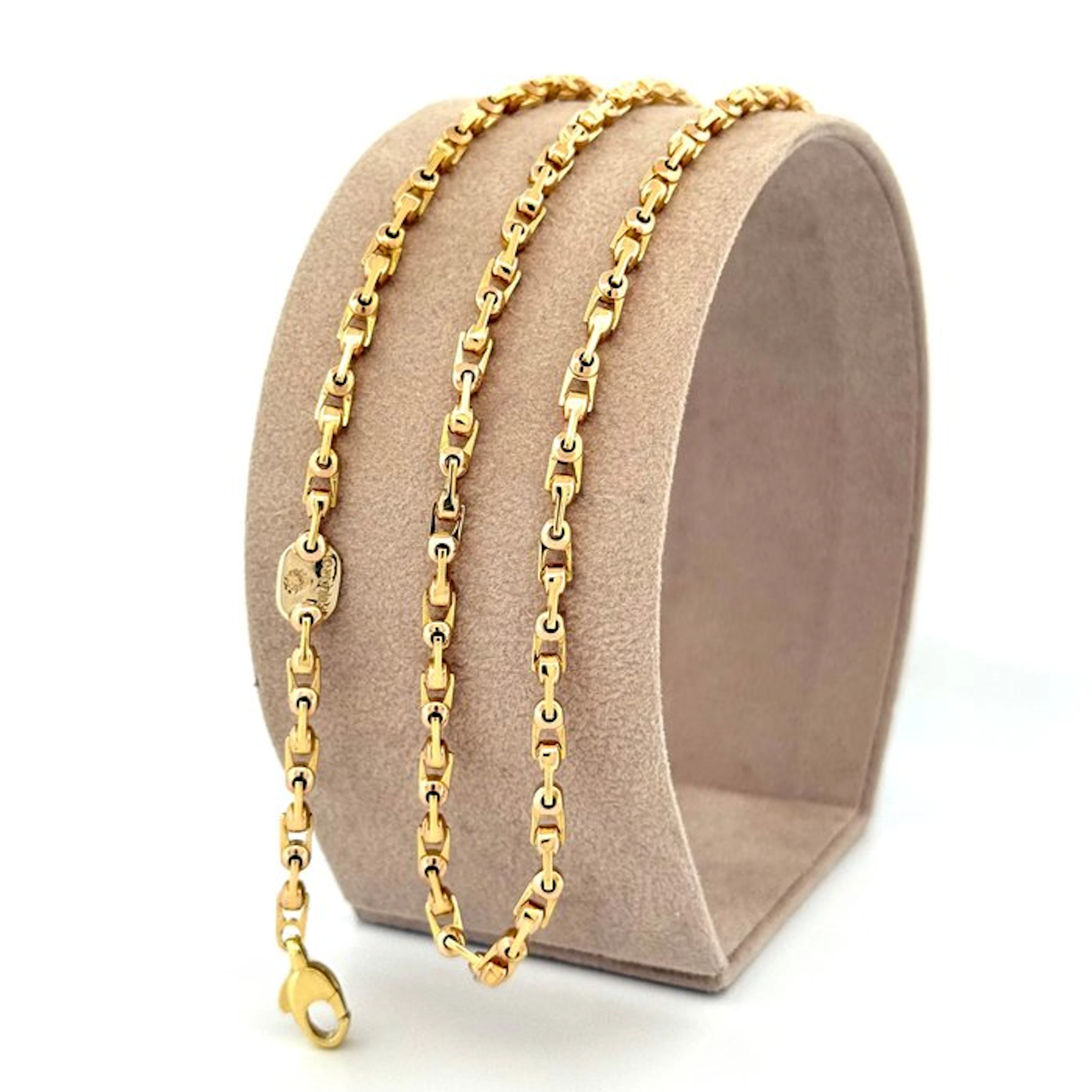 Necklace - 18 kt. Yellow gold - Solid Chain - “Fulkro”