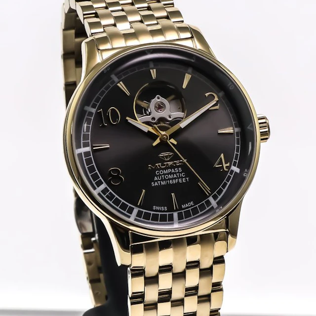 Murex - Compass Swiss Watch Open-Heart Automatic...